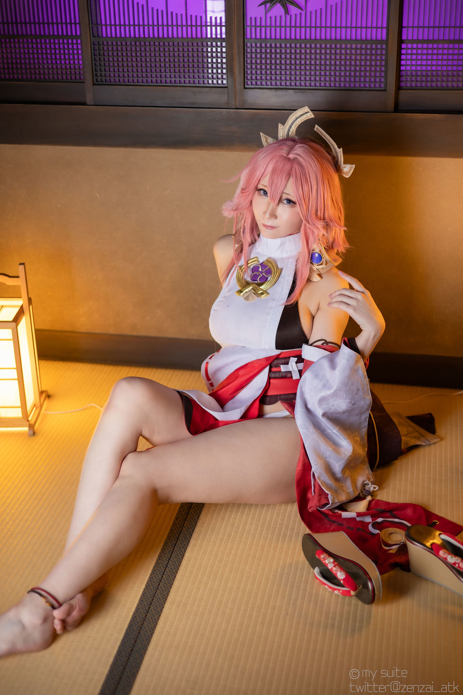 [Cosplay] [my suite] Atsuki あつき - Genshin Impact Yae Miko & Kujou Sara - 2