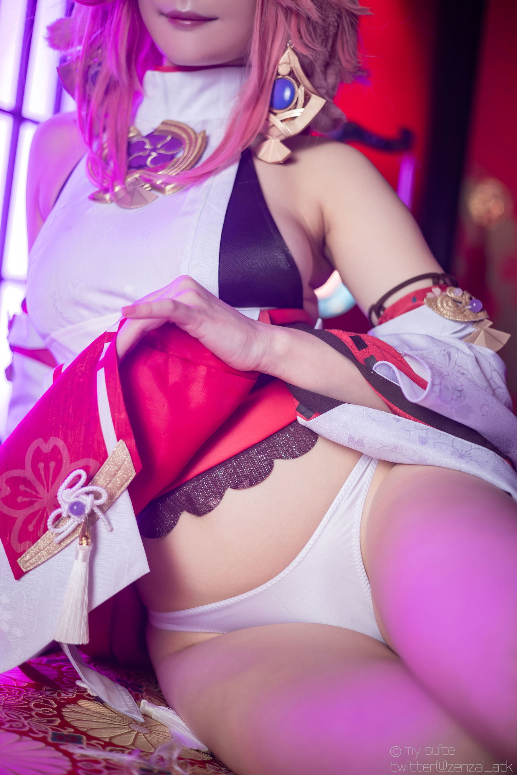 [Cosplay] [my suite] Atsuki あつき - Genshin Impact Yae Miko & Kujou Sara - 2