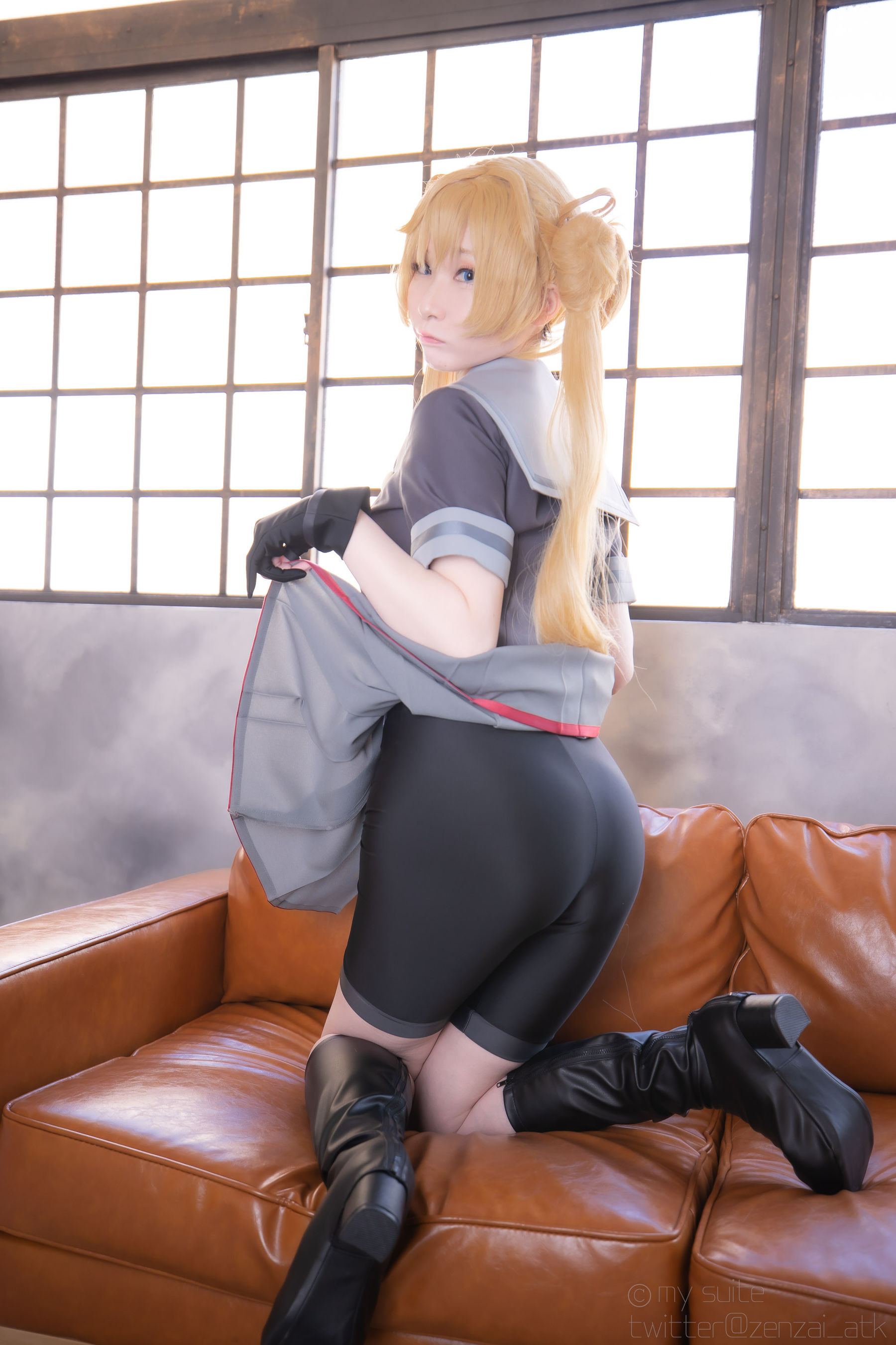 [Cosplay] [my suite] Atsuki あつき - 艦娘がスパッツの良さを教えてくれるROM Suite Collection.38 (KanColle) - 1