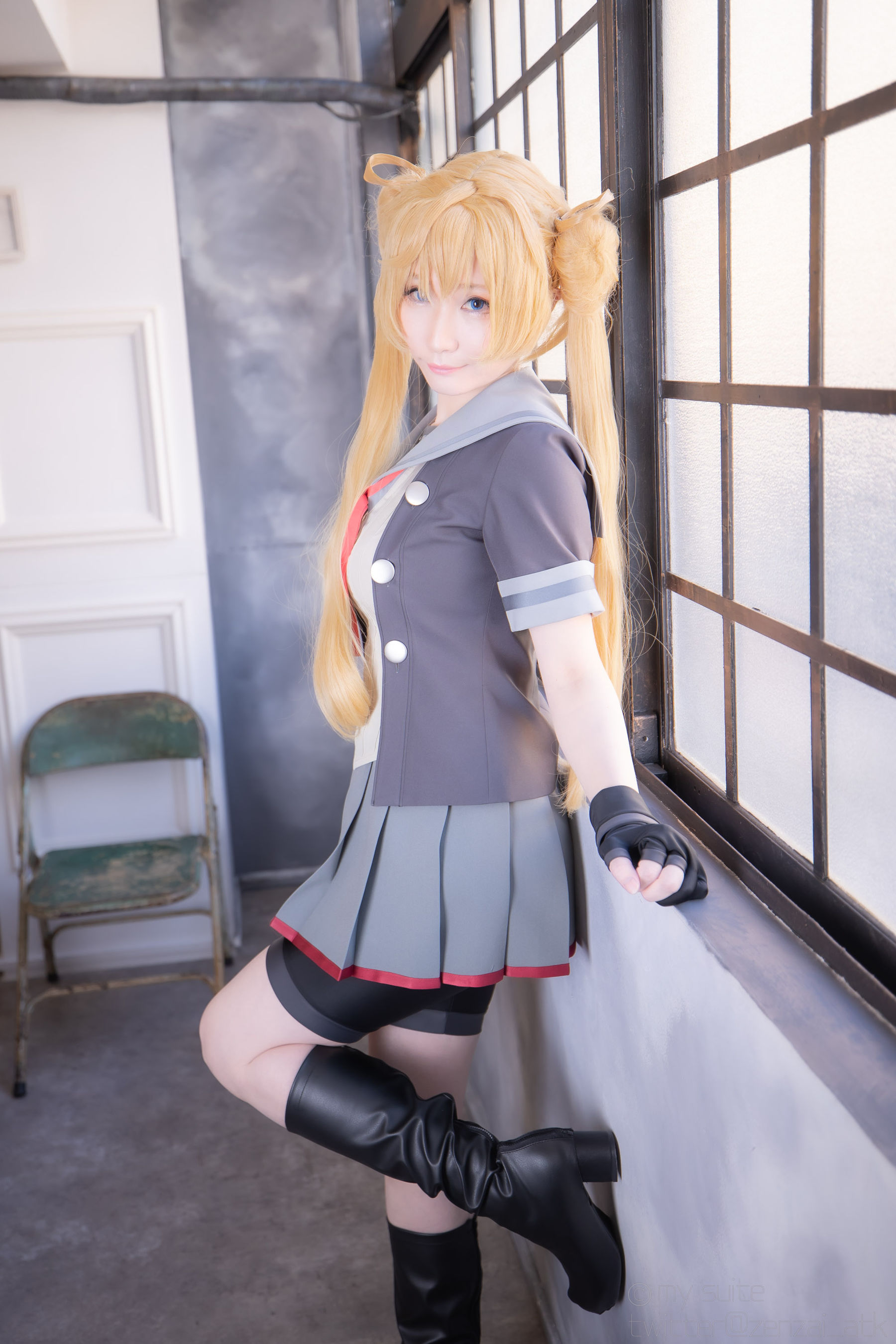 [Cosplay] [my suite] Atsuki あつき - 艦娘がスパッツの良さを教えてくれるROM Suite Collection.38 (KanColle) - 1
