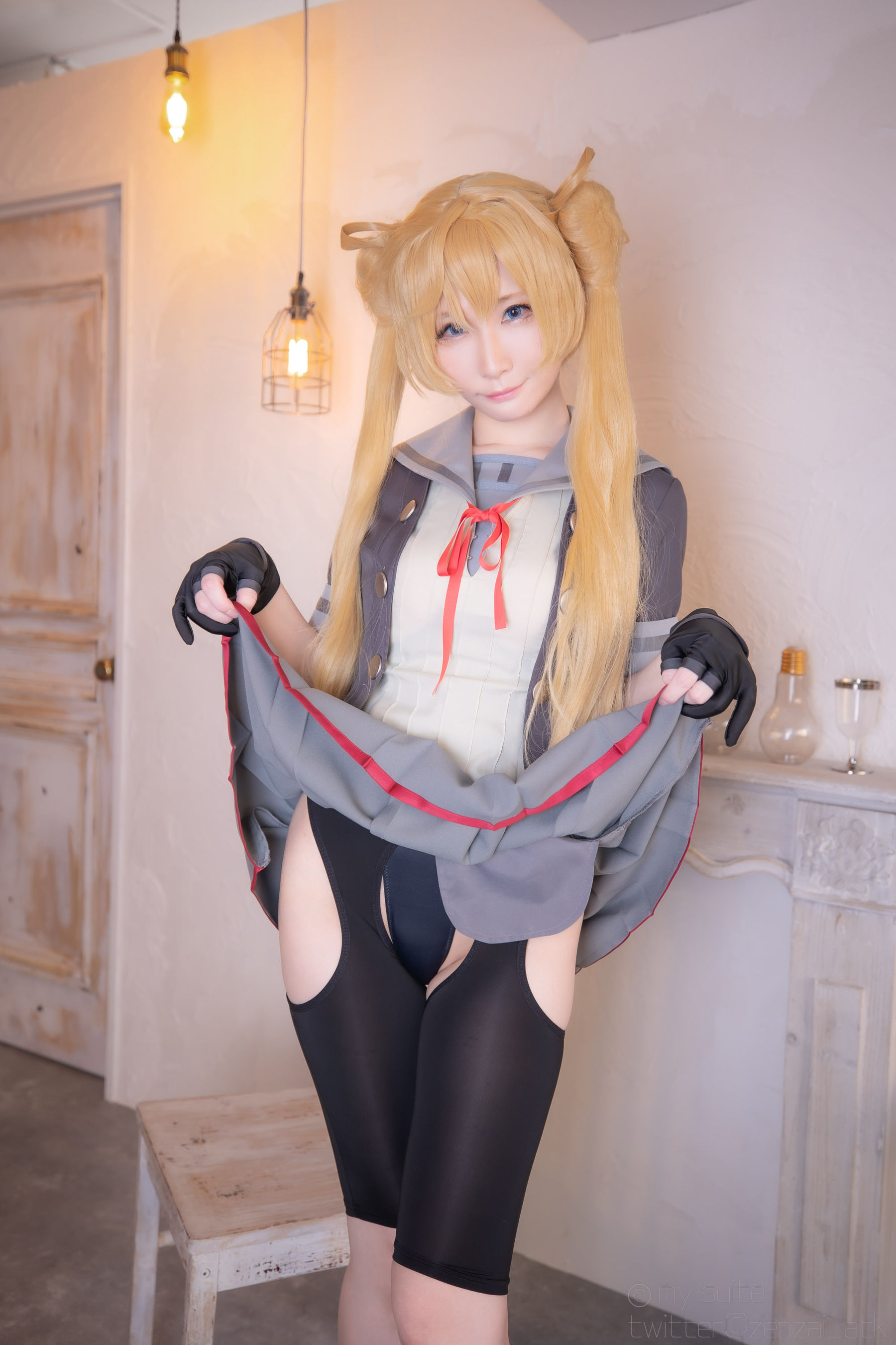 [Cosplay] [my suite] Atsuki あつき - 艦娘がスパッツの良さを教えてくれるROM Suite Collection.38 (KanColle) - 1
