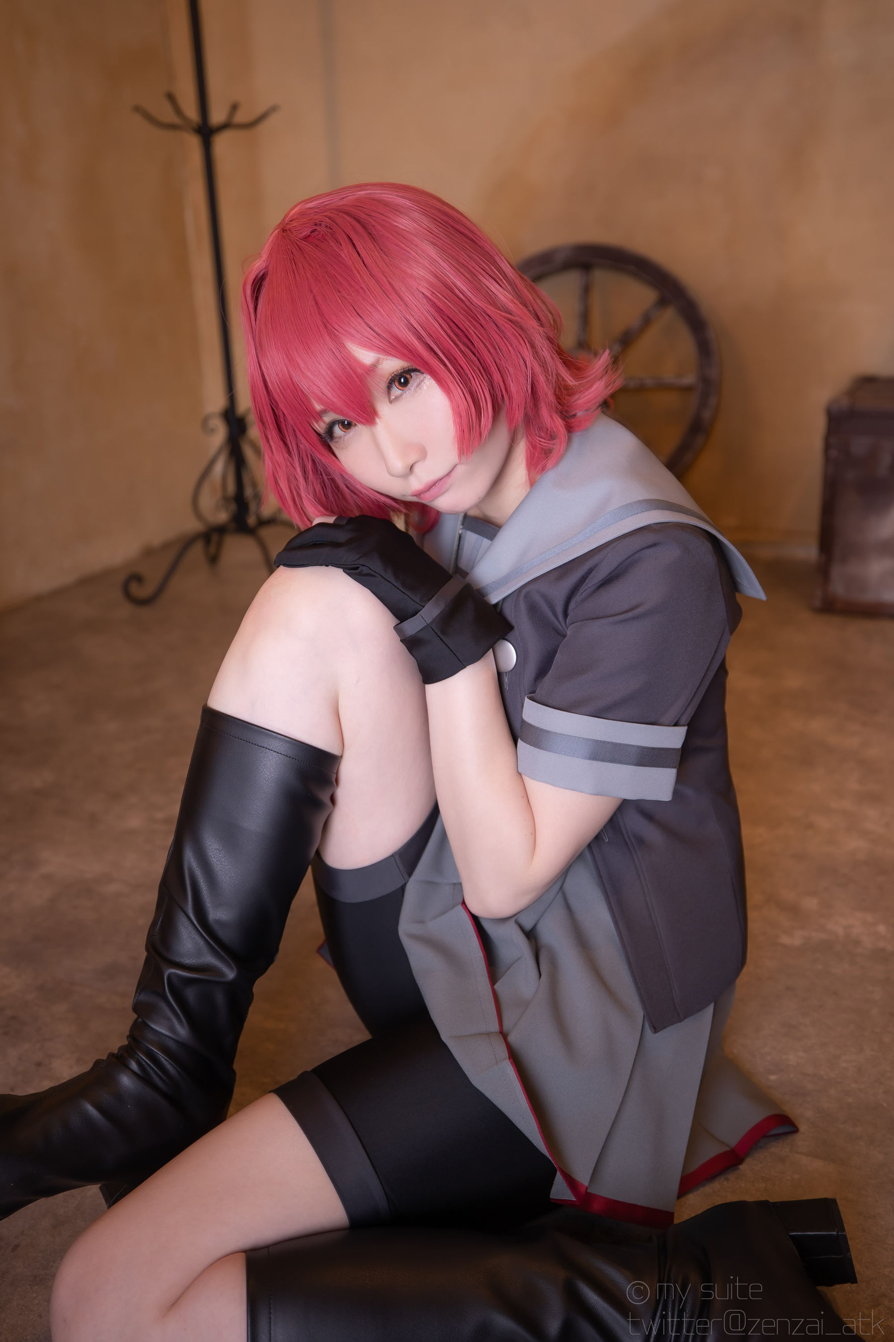 [Cosplay] [my suite] Atsuki あつき - 艦娘がスパッツの良さを教えてくれるROM Suite Collection.38 (KanColle) - 2