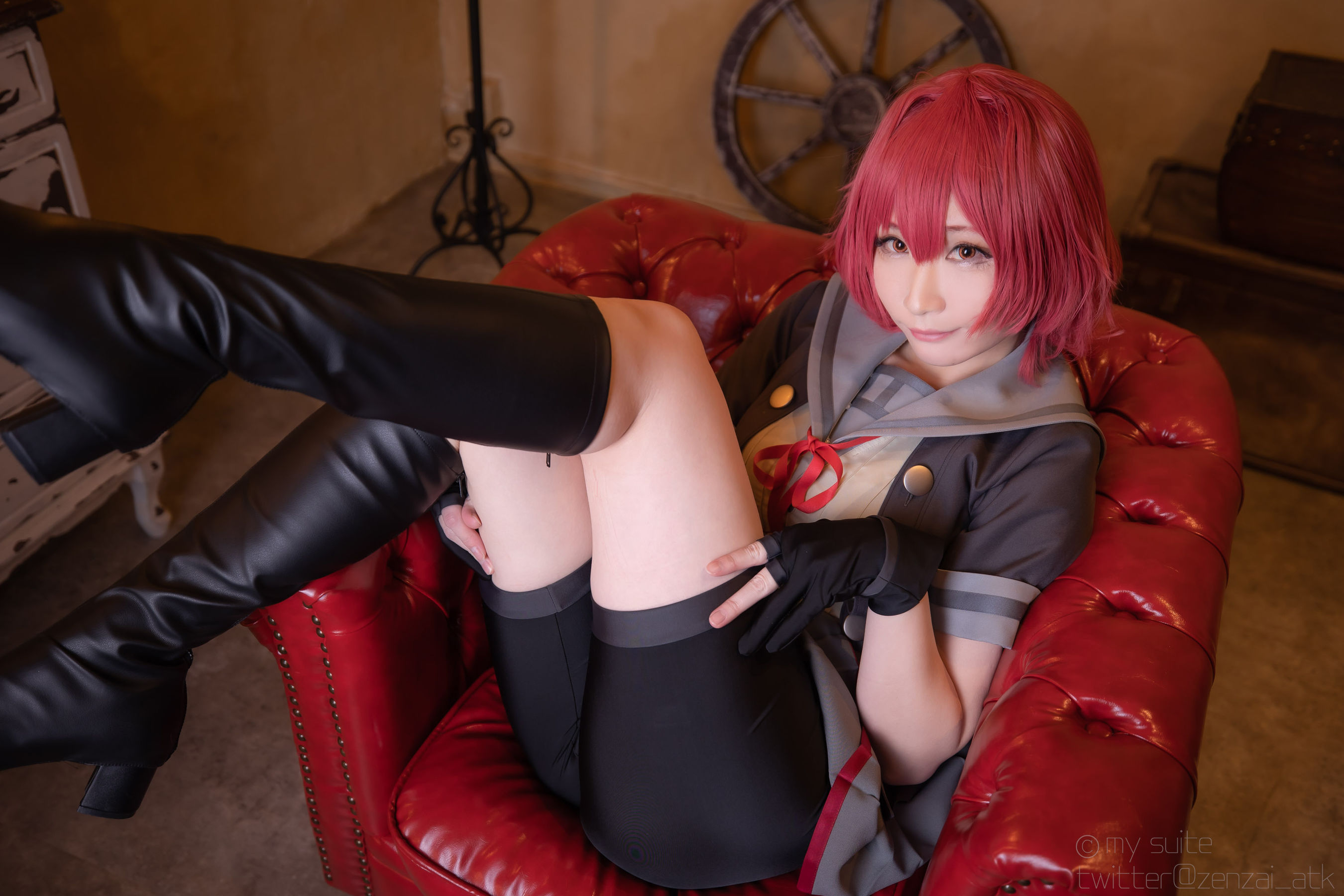 [Cosplay] [my suite] Atsuki あつき - 艦娘がスパッツの良さを教えてくれるROM Suite Collection.38 (KanColle) - 2
