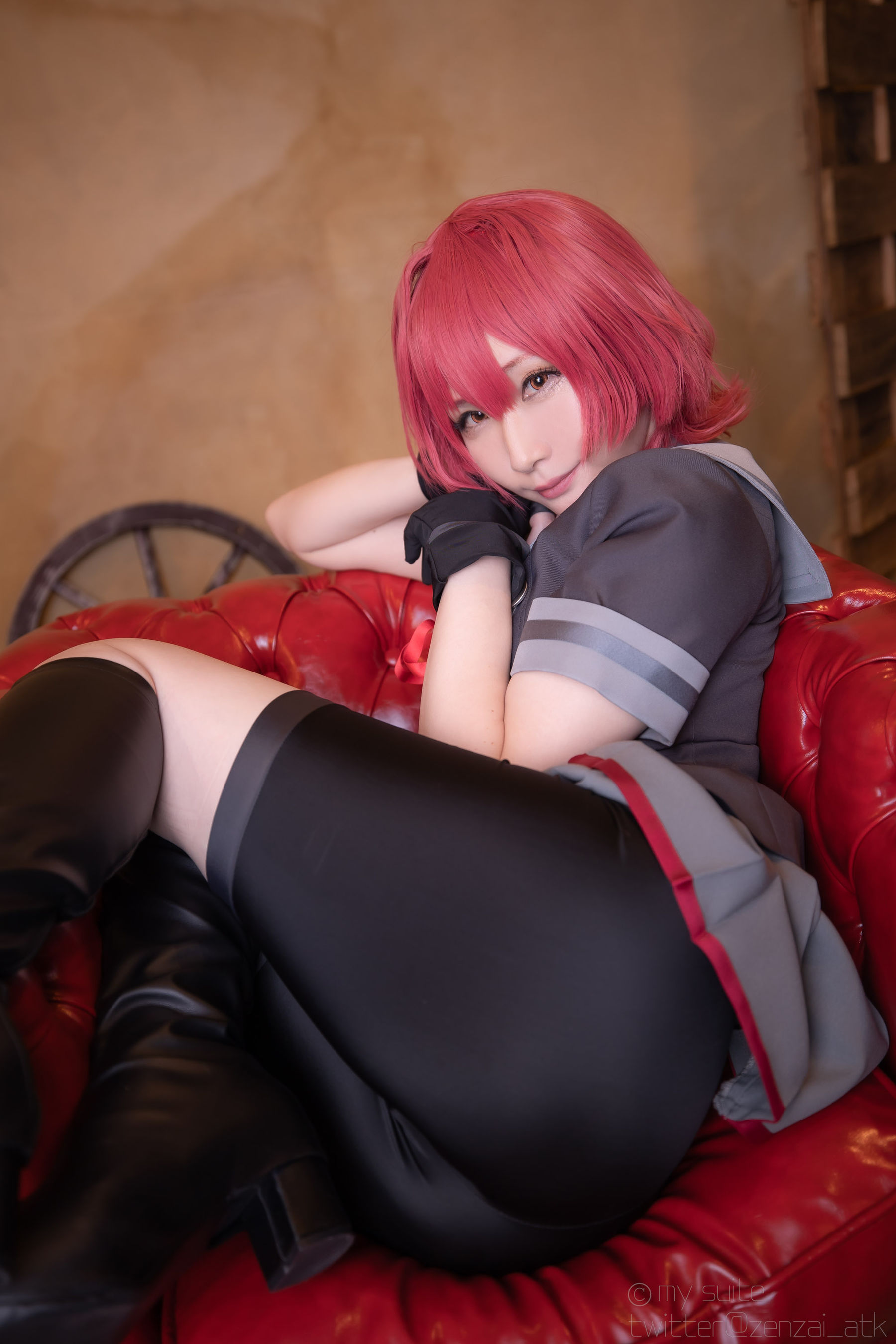[Cosplay] [my suite] Atsuki あつき - 艦娘がスパッツの良さを教えてくれるROM Suite Collection.38 (KanColle) - 2