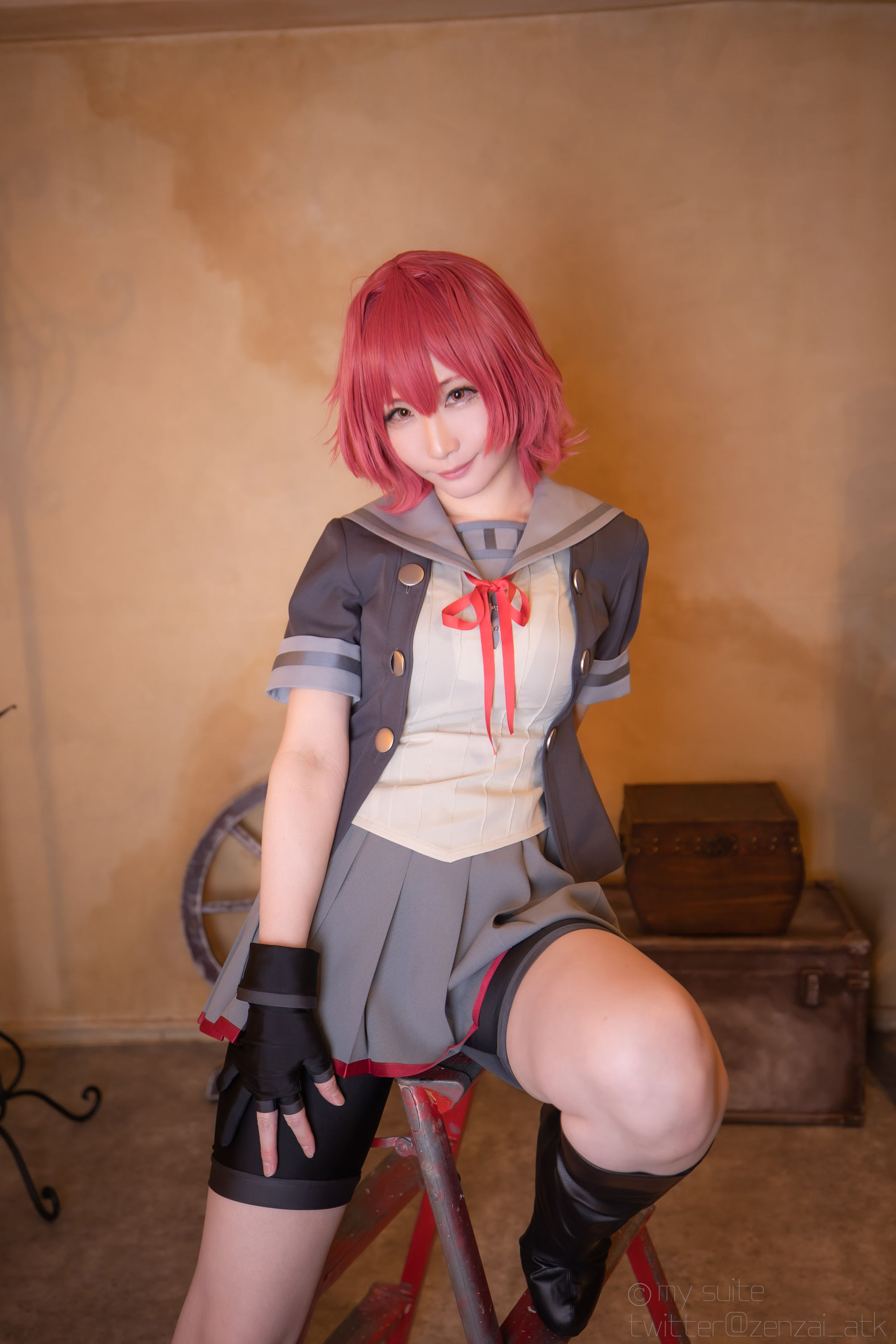 [Cosplay] [my suite] Atsuki あつき - 艦娘がスパッツの良さを教えてくれるROM Suite Collection.38 (KanColle) - 2