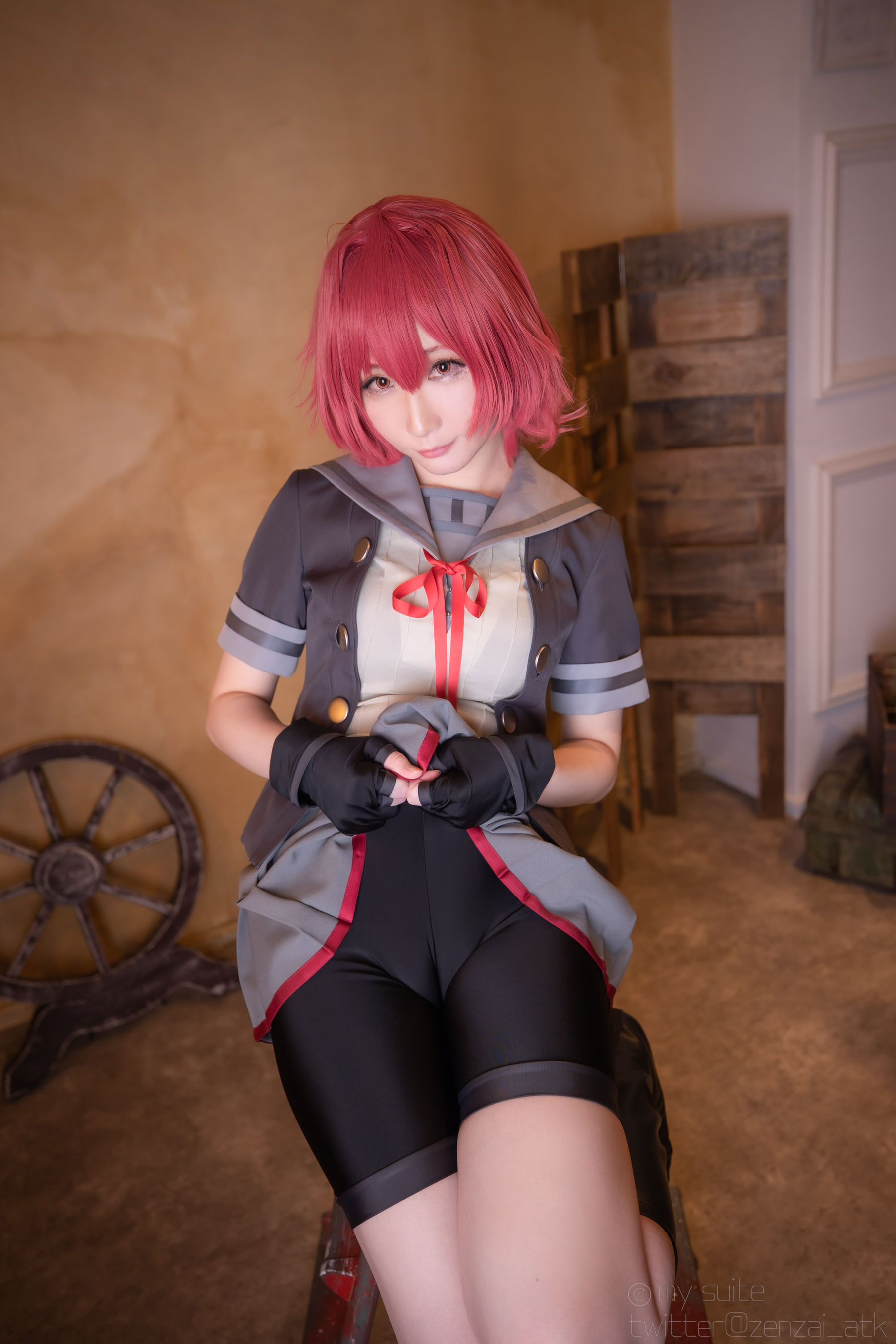 [Cosplay] [my suite] Atsuki あつき - 艦娘がスパッツの良さを教えてくれるROM Suite Collection.38 (KanColle) - 2