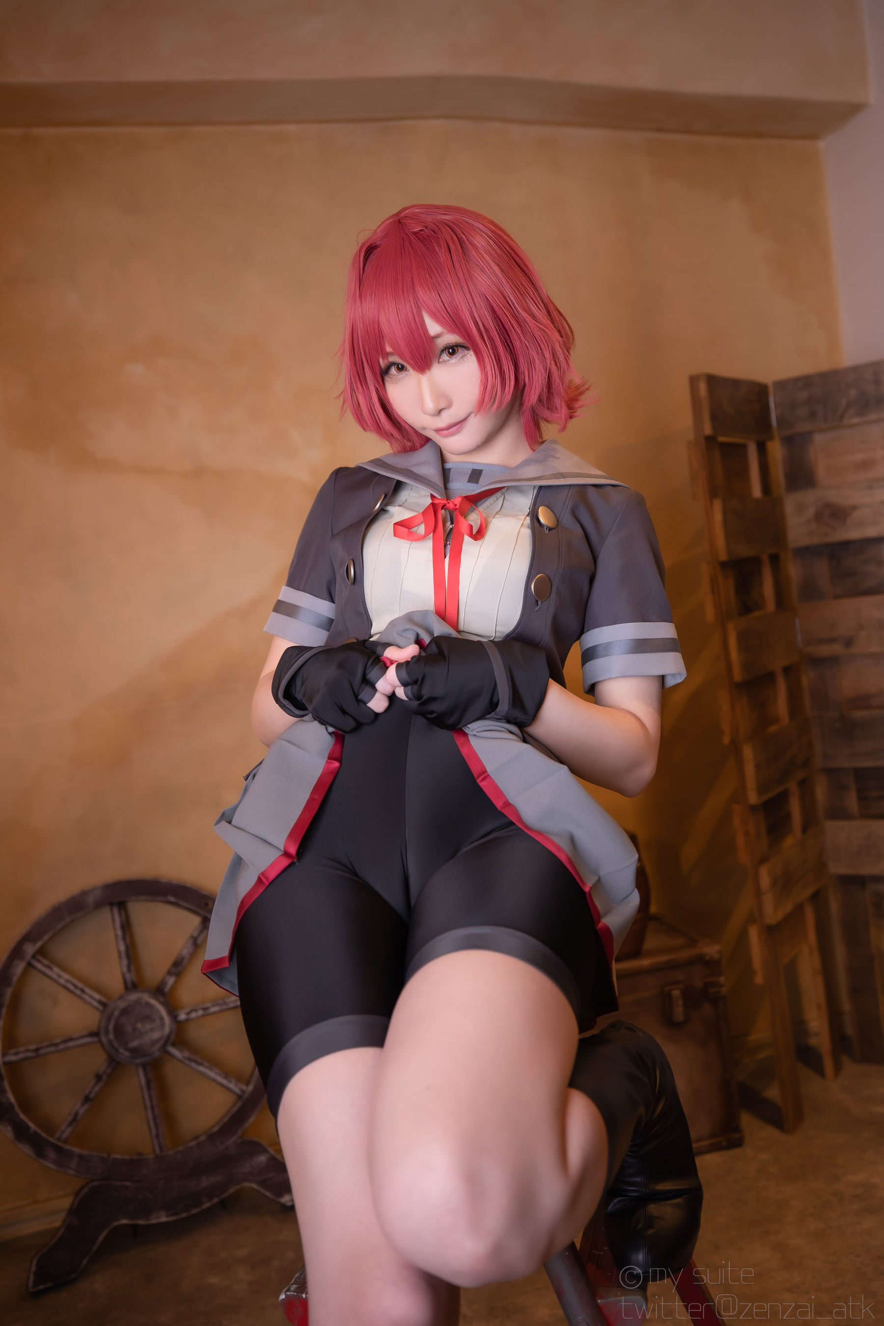 [Cosplay] [my suite] Atsuki あつき - 艦娘がスパッツの良さを教えてくれるROM Suite Collection.38 (KanColle) - 2