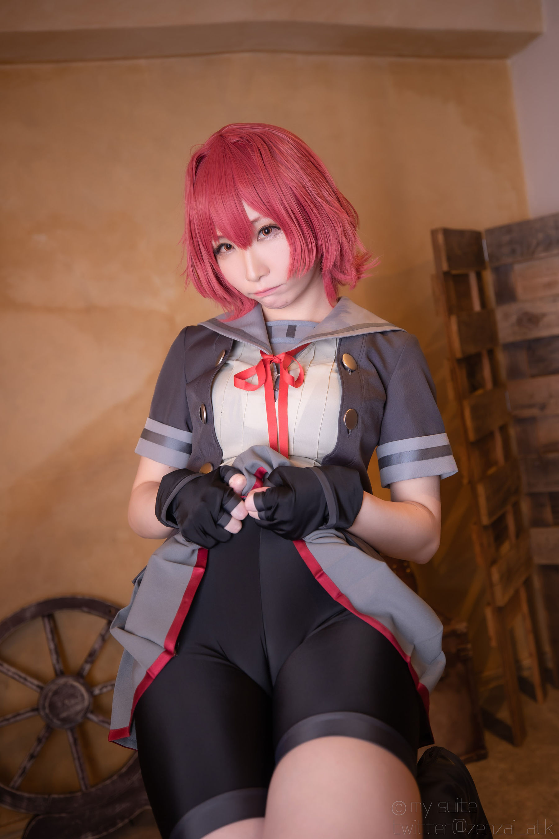 [Cosplay] [my suite] Atsuki あつき - 艦娘がスパッツの良さを教えてくれるROM Suite Collection.38 (KanColle) - 2