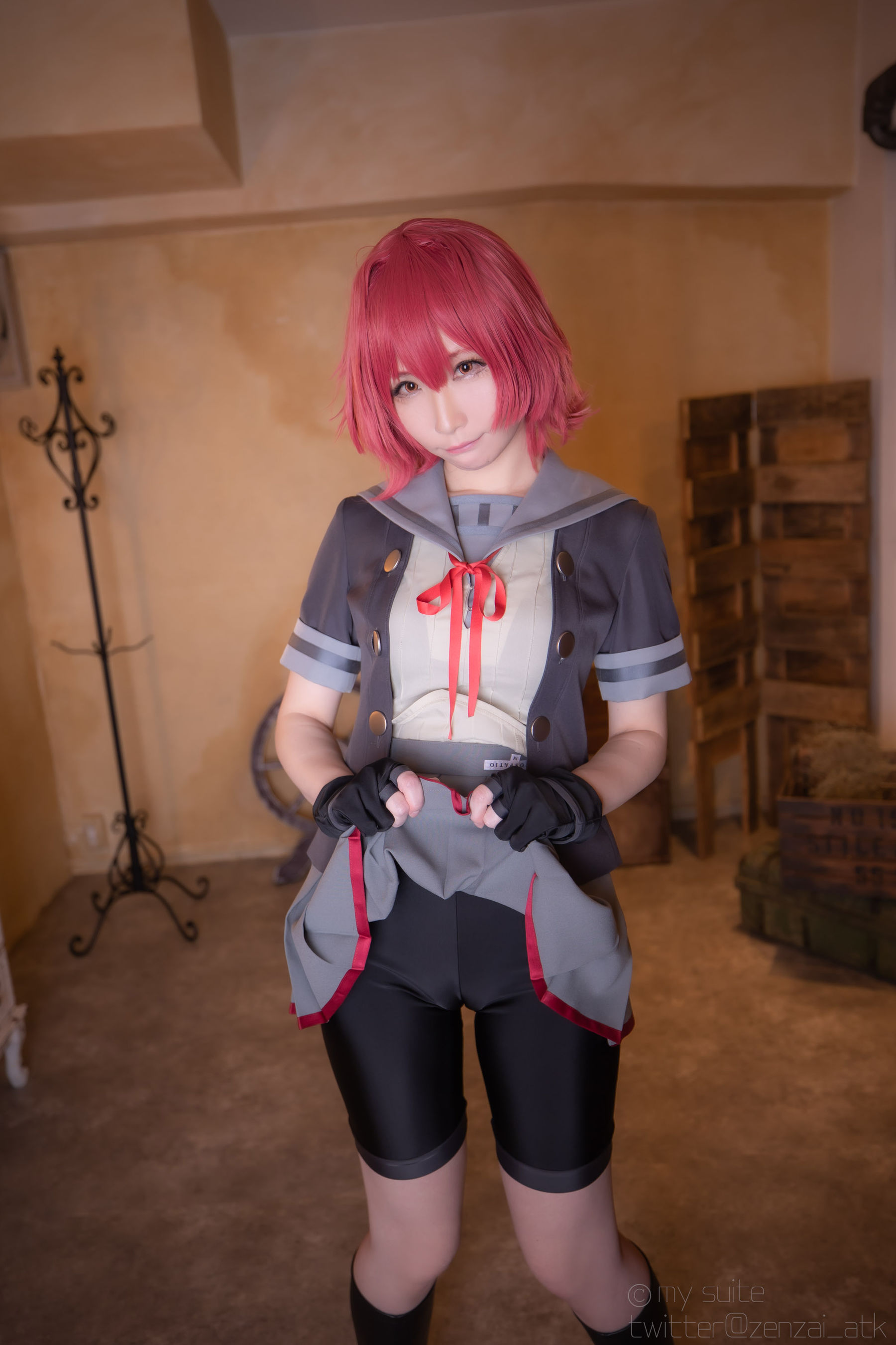 [Cosplay] [my suite] Atsuki あつき - 艦娘がスパッツの良さを教えてくれるROM Suite Collection.38 (KanColle) - 2