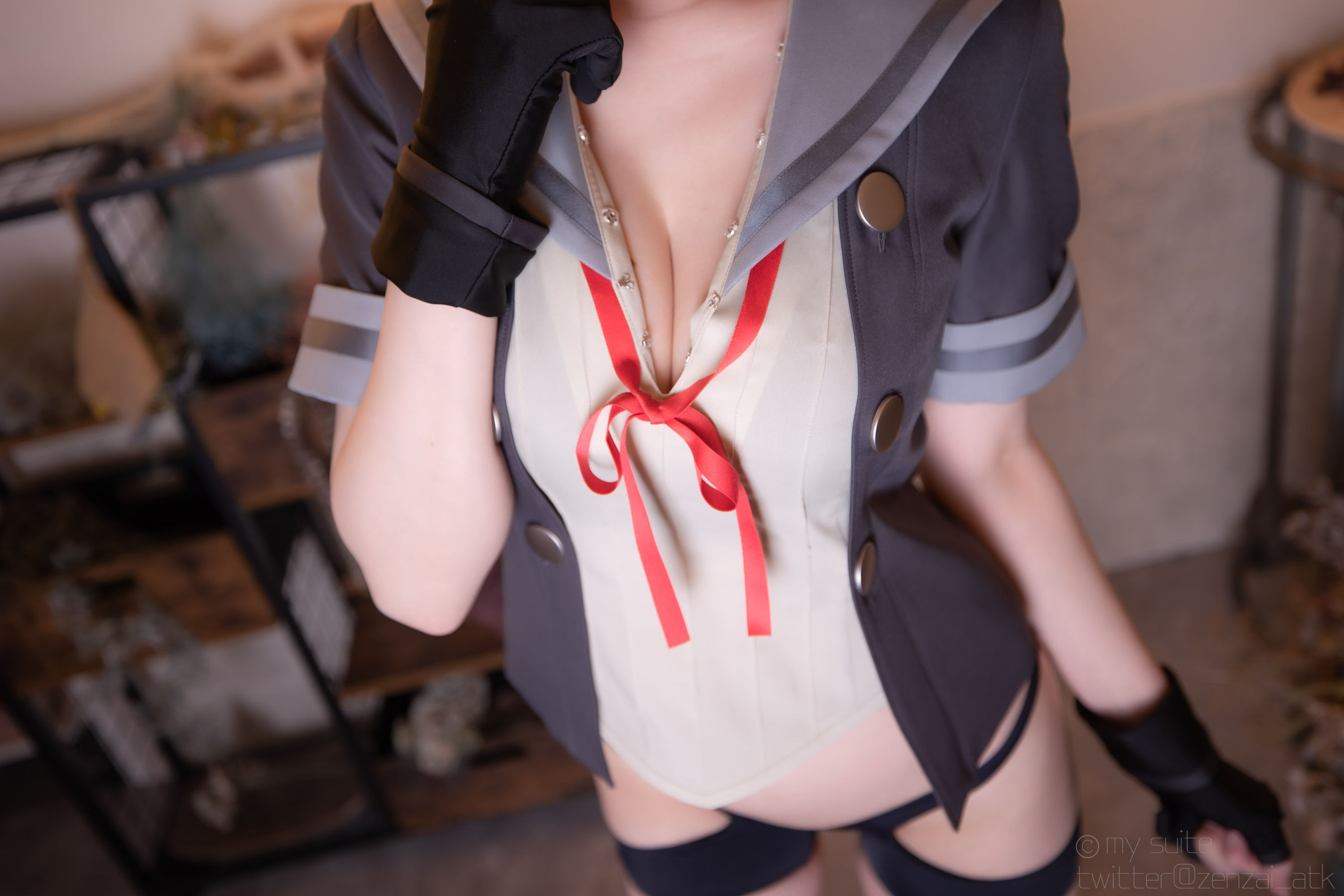 [Cosplay] [my suite] Atsuki あつき - 艦娘がスパッツの良さを教えてくれるROM Suite Collection.38 (KanColle) - 2