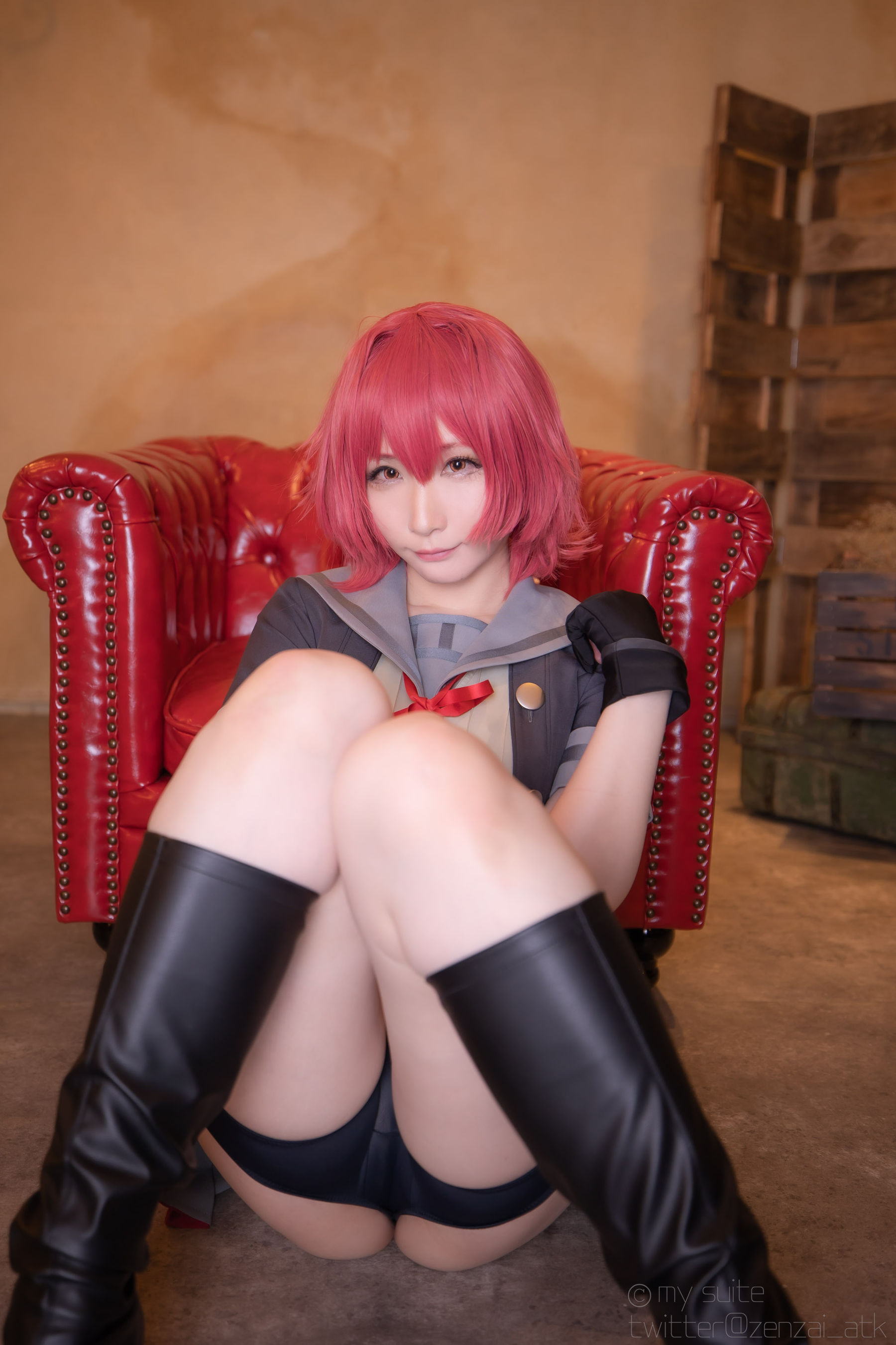 [Cosplay] [my suite] Atsuki あつき - 艦娘がスパッツの良さを教えてくれるROM Suite Collection.38 (KanColle) - 2