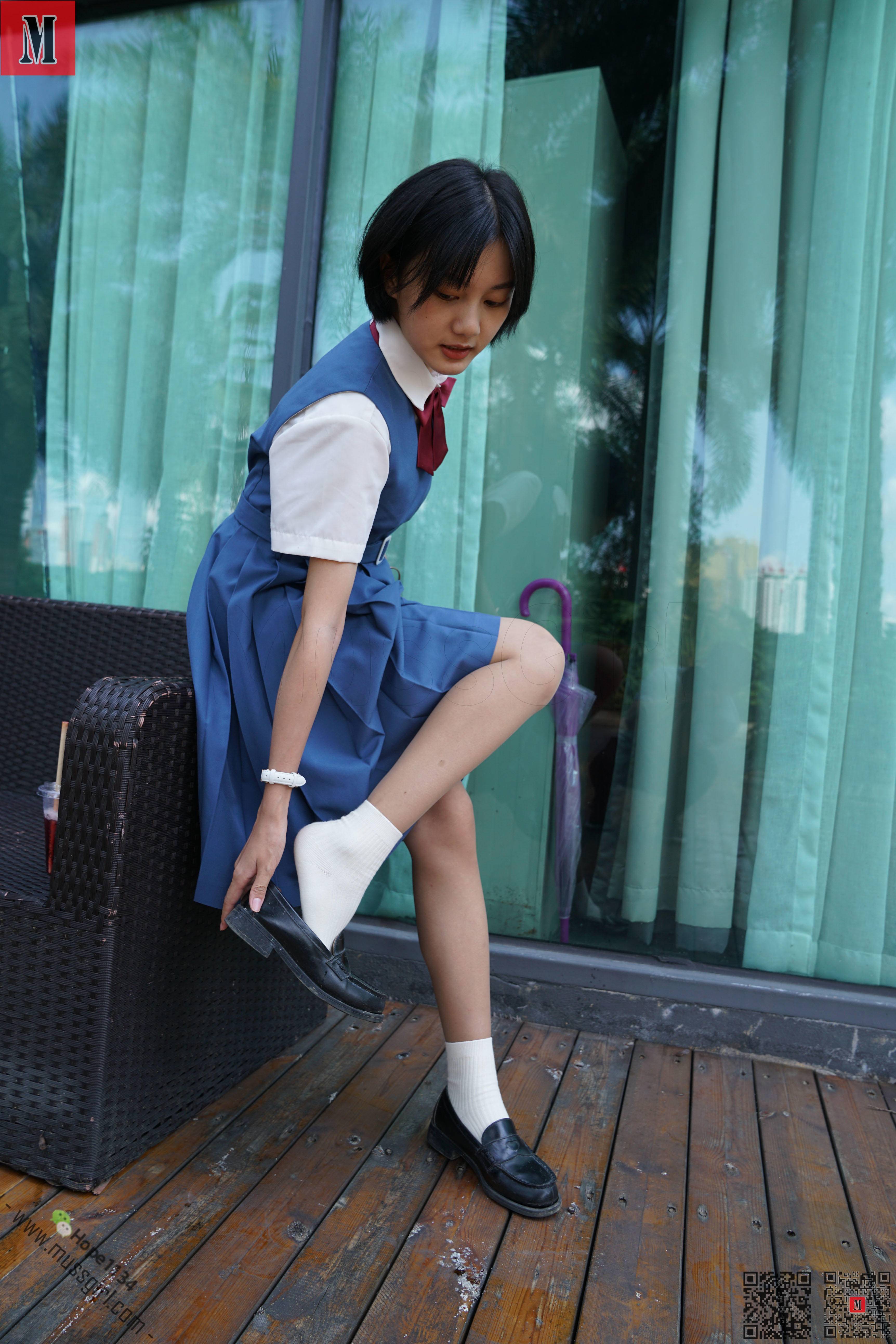 [慕丝女郎MussGirl] No.299 学生制服棉袜