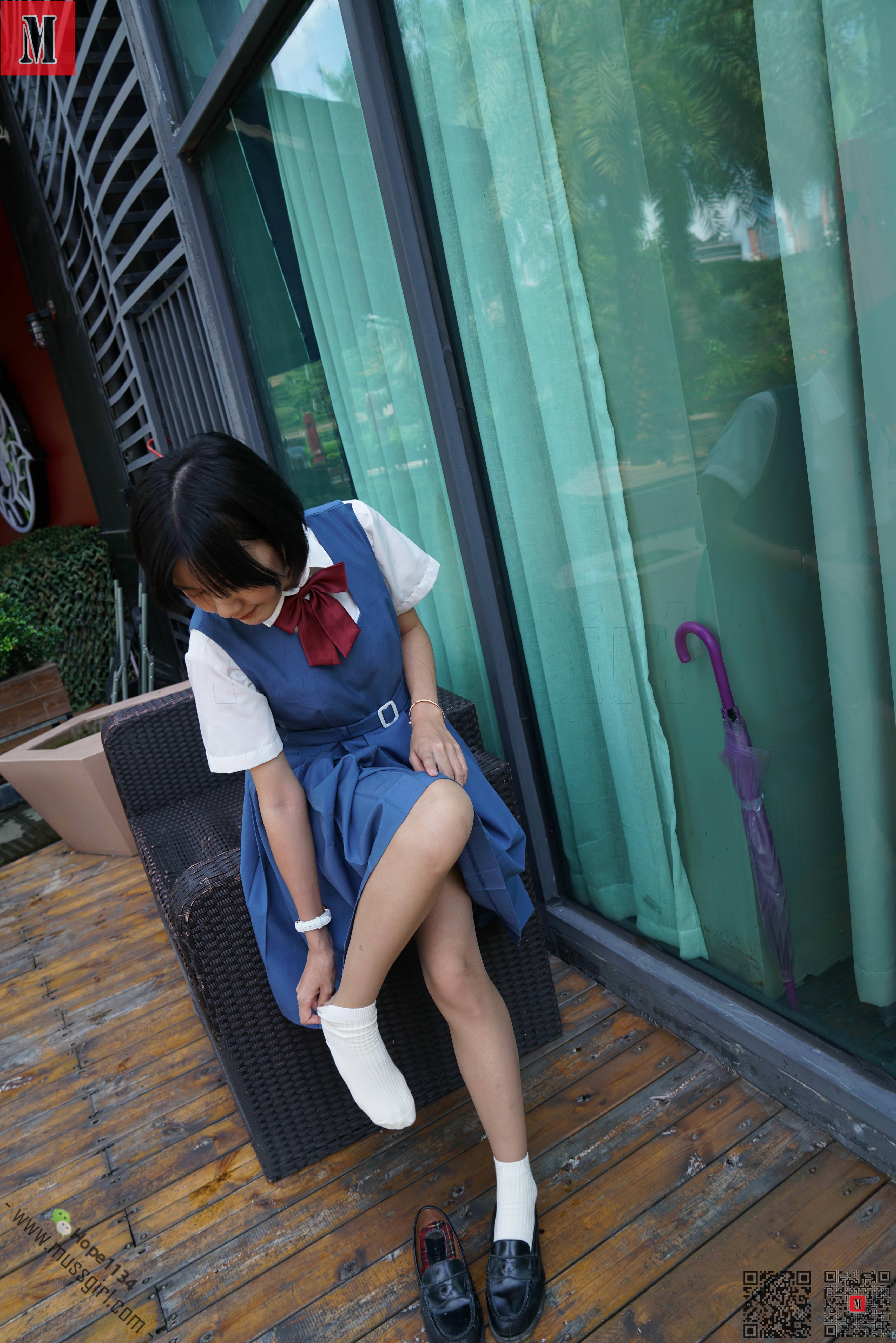 [慕丝女郎MussGirl] No.299 学生制服棉袜