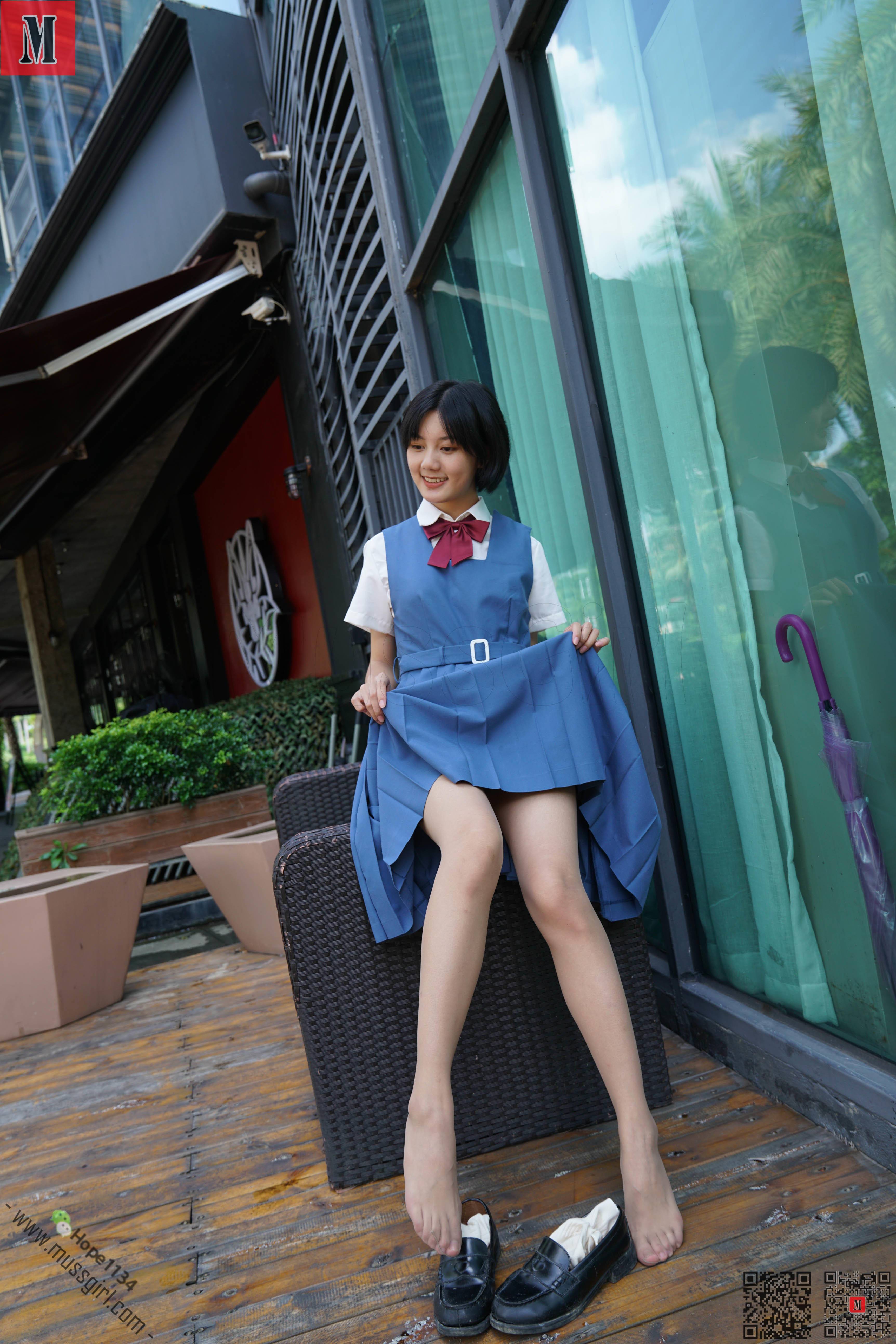 [慕丝女郎MussGirl] No.299 学生制服棉袜