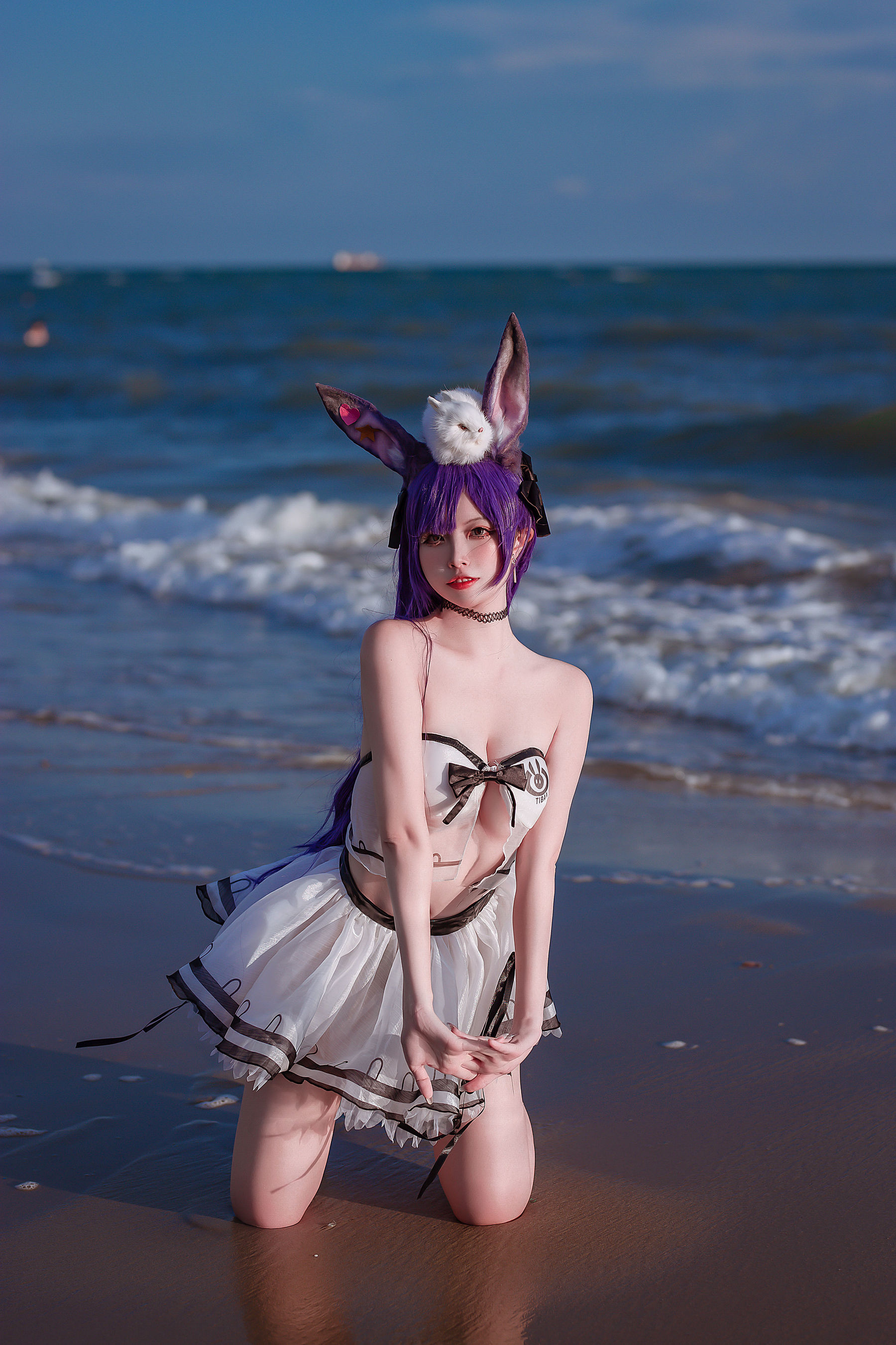 人气Coser 二佐Nisa - 泰拉夏日纪事 方舟暗索泳装