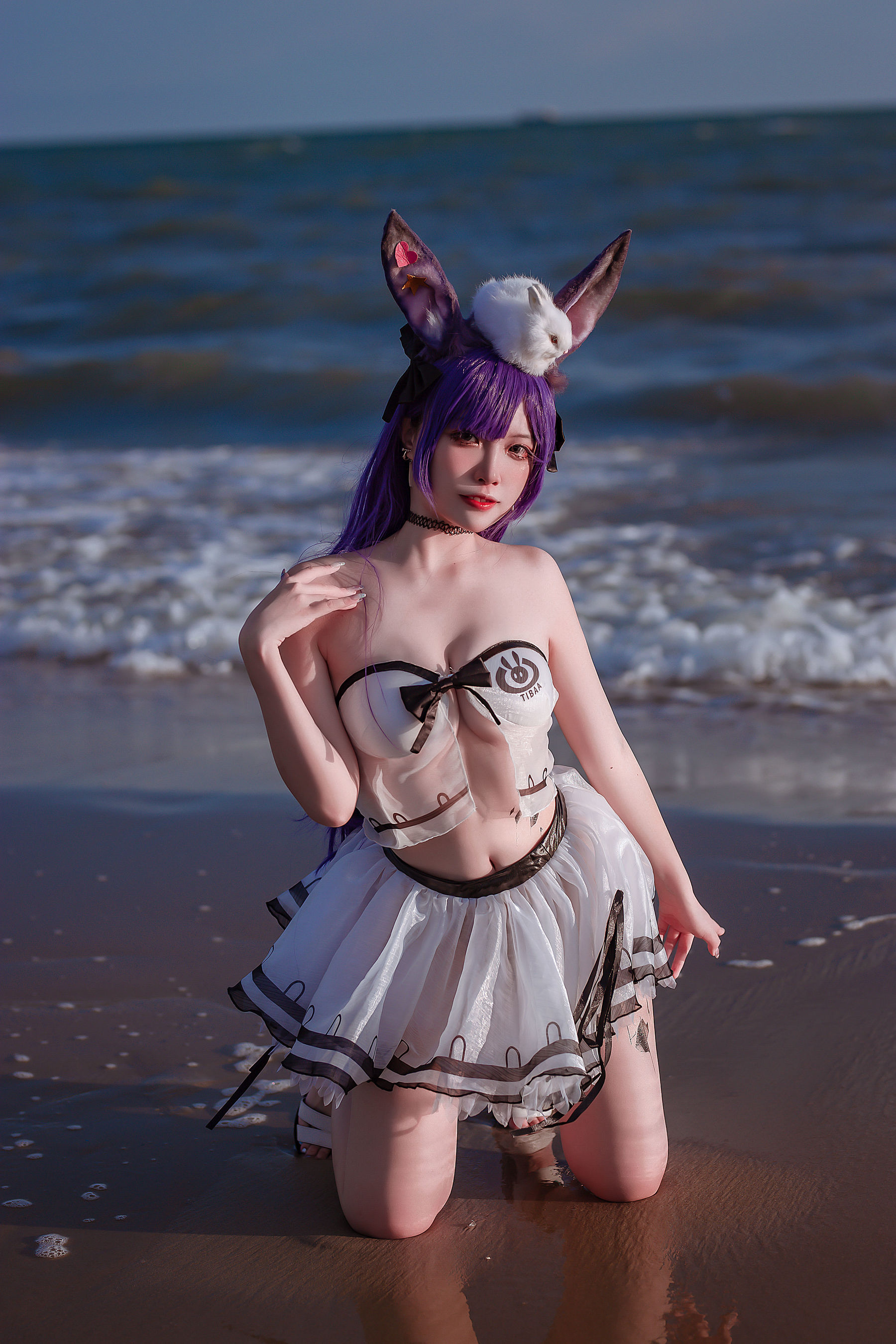人气Coser 二佐Nisa - 泰拉夏日纪事 方舟暗索泳装