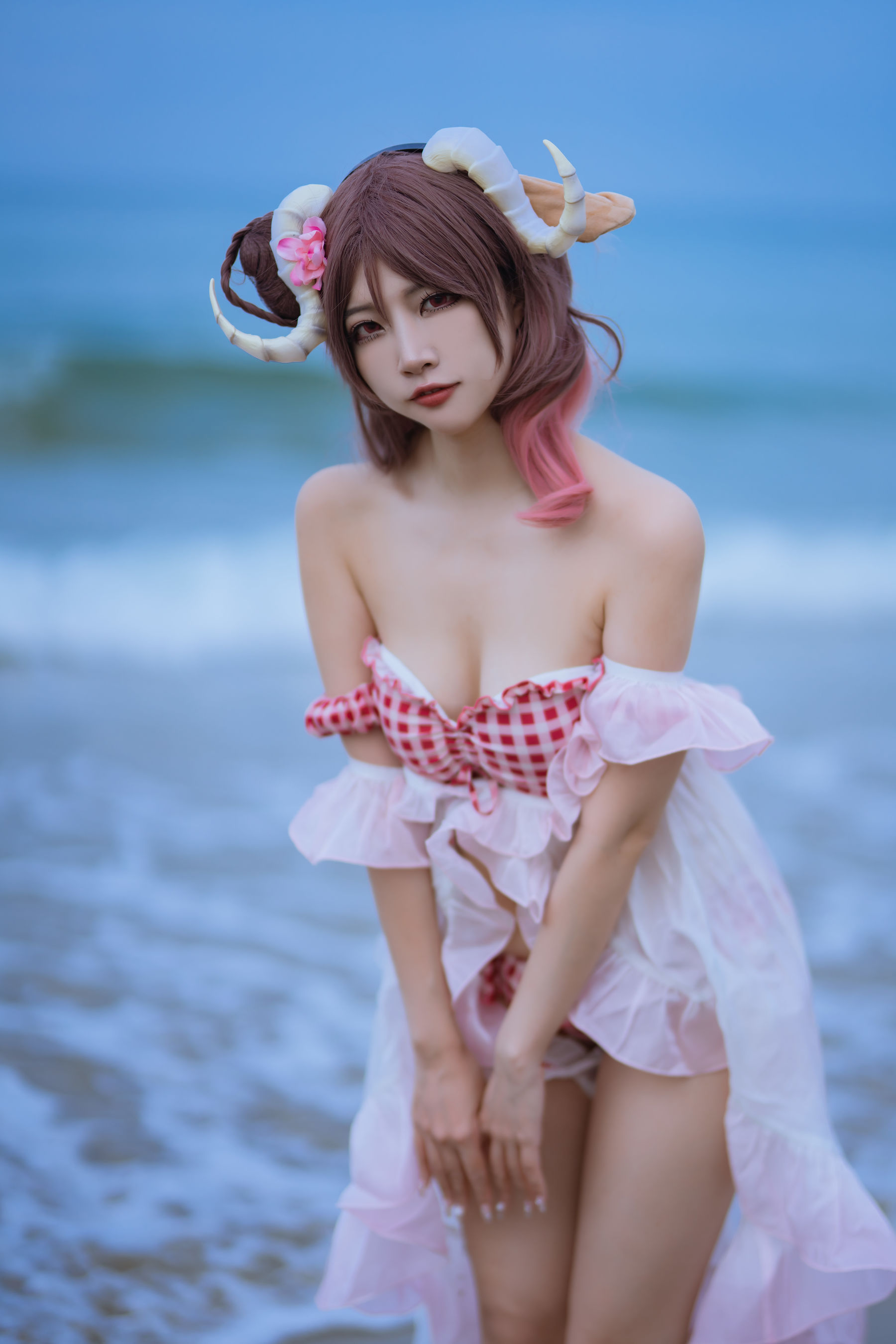 人气Coser 二佐Nisa - 泰拉夏日纪事 艾雅法拉泳装