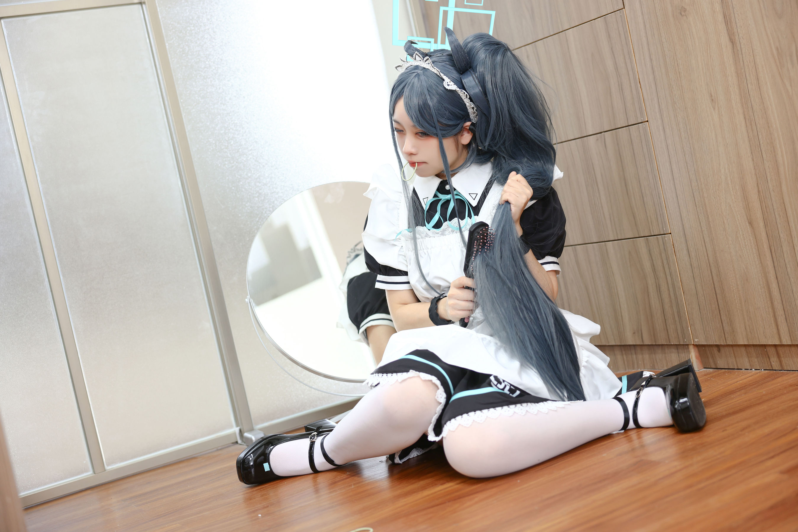 动漫博主G44不会受伤 - 碧蓝档案 爱丽丝女仆