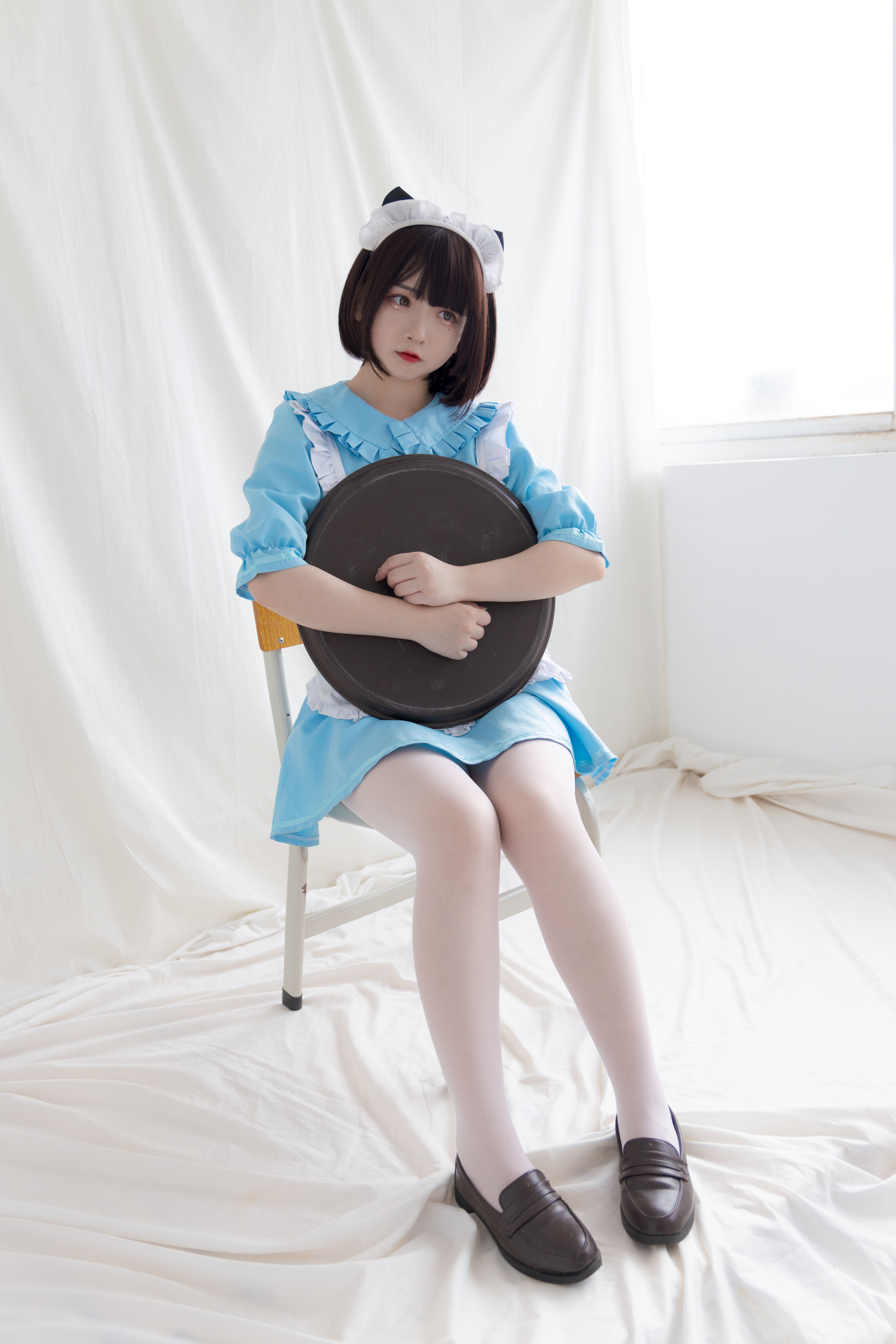 少女秩序写真 EXVOL.008 蓝白白仆