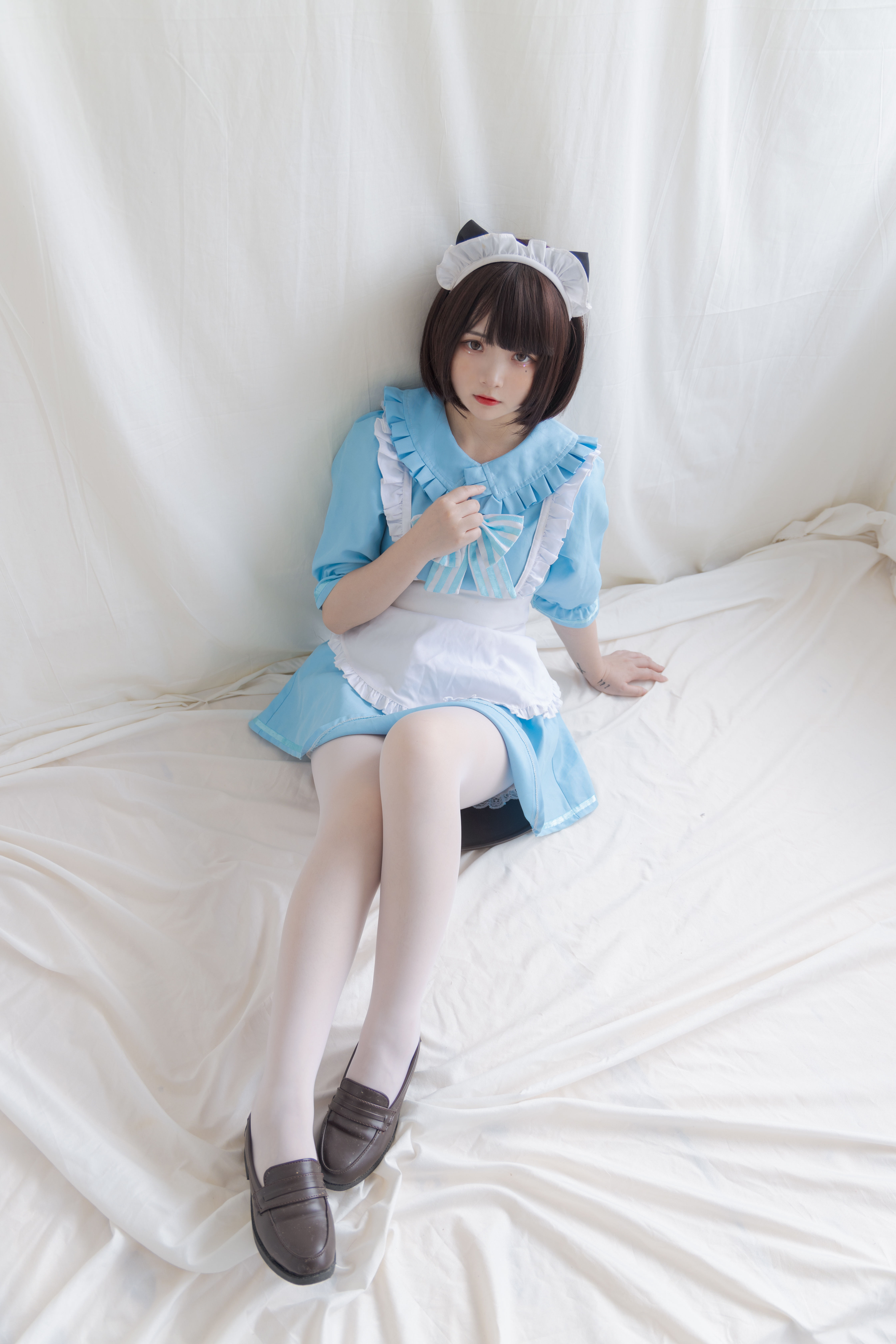 少女秩序写真 EXVOL.008 蓝白白仆