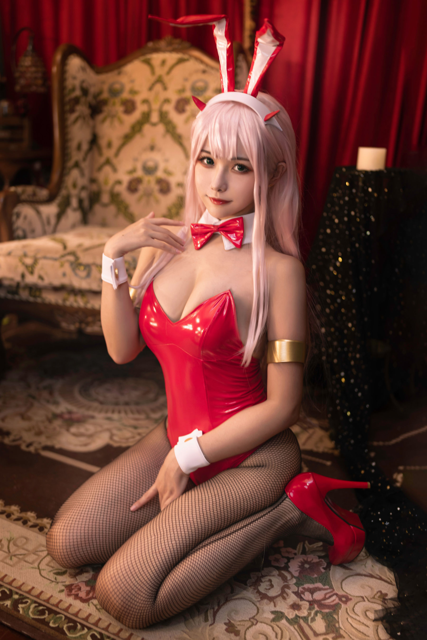 微博妹子Momoko葵葵 - DARLING in the FRANXX 兔女郎