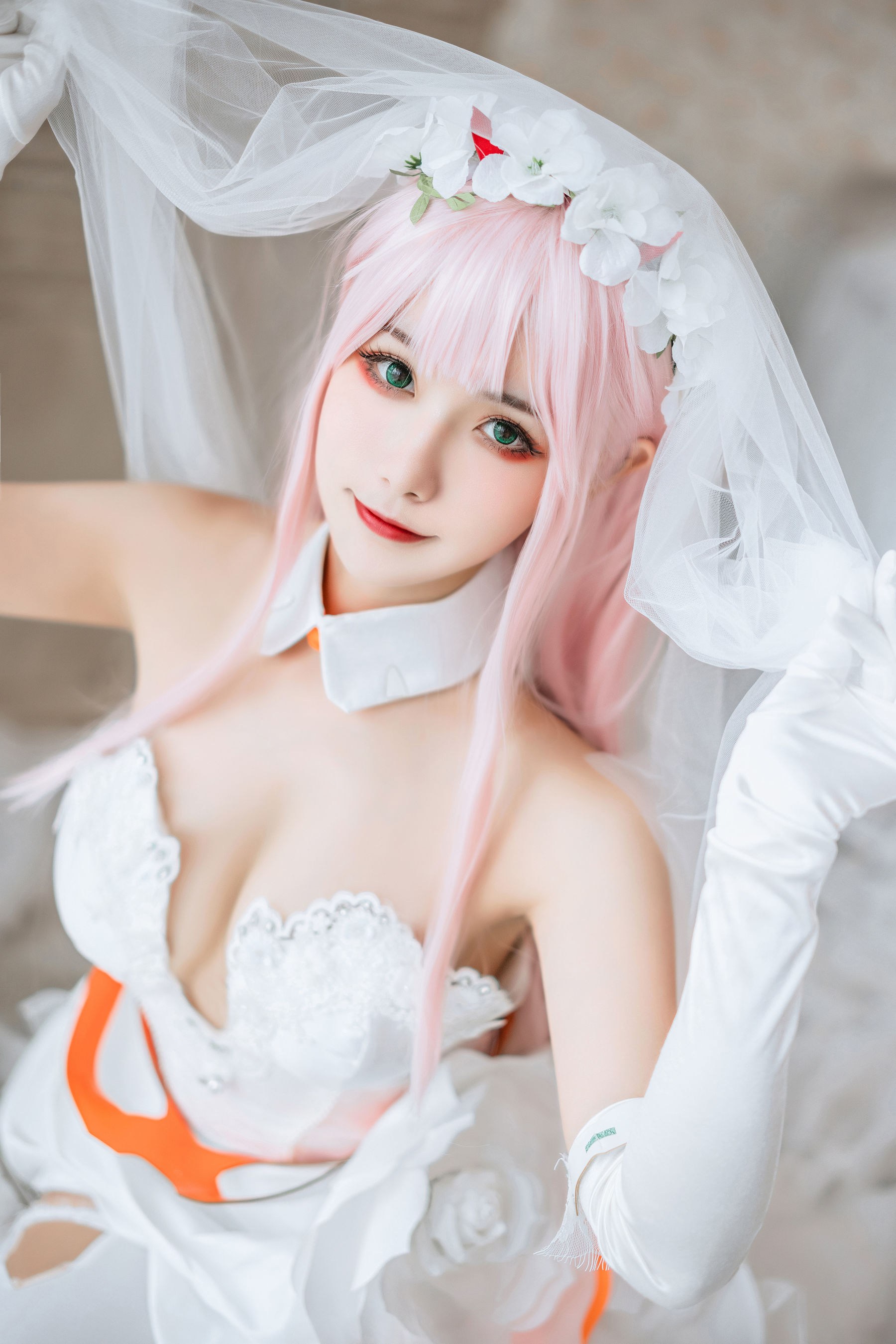 微博妹子Momoko葵葵 - DARLING in the FRANXX 花嫁