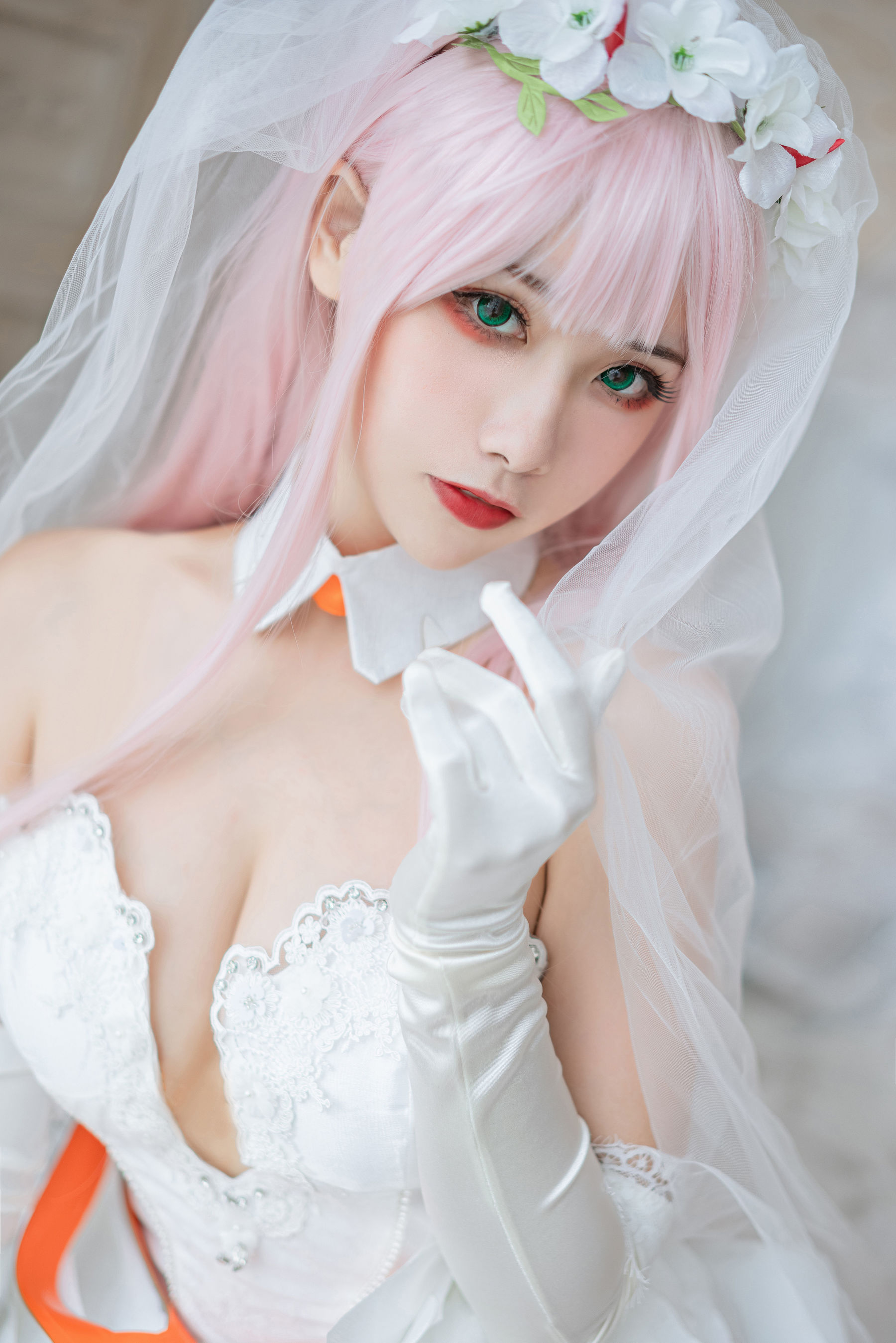 微博妹子Momoko葵葵 - DARLING in the FRANXX 花嫁