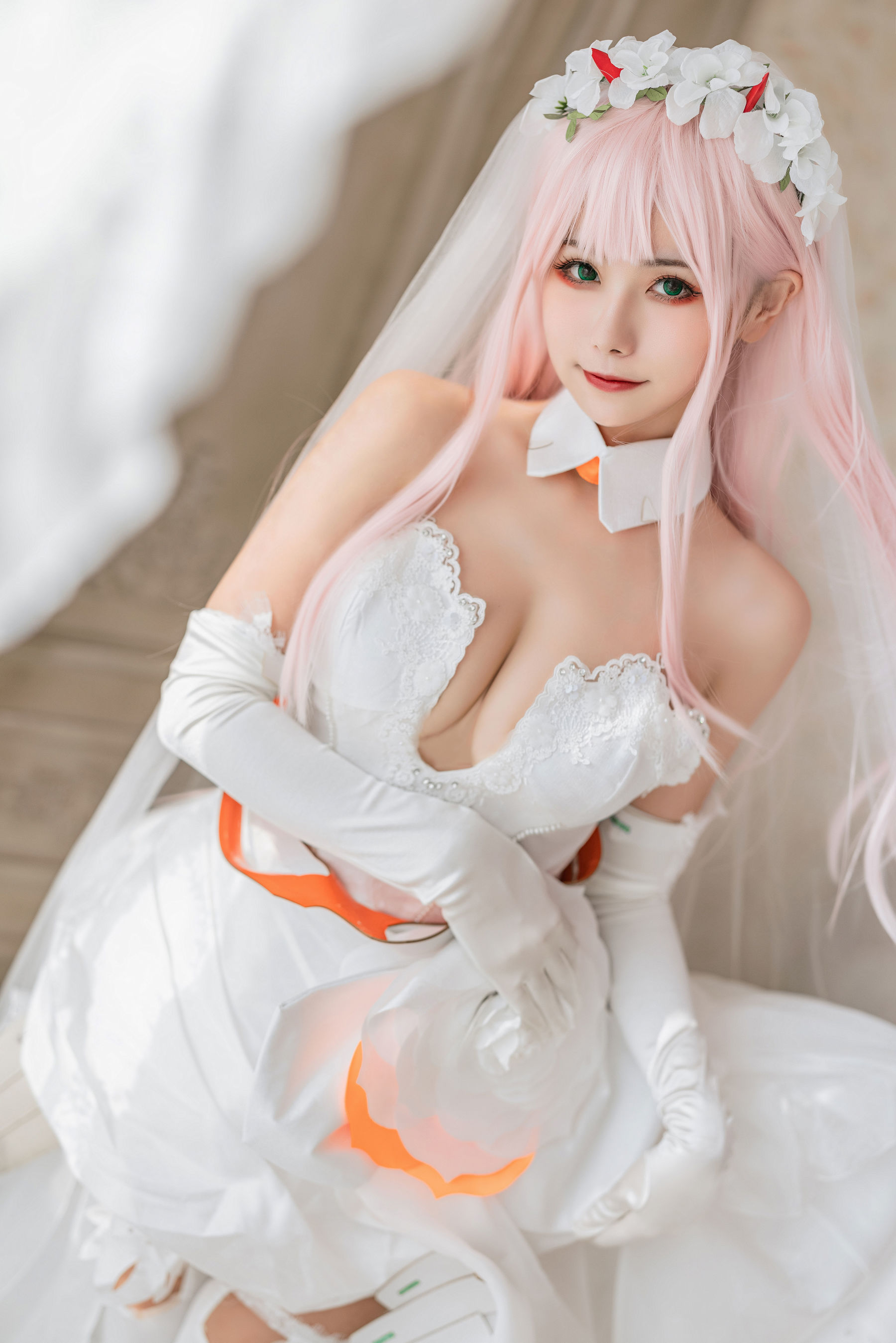 微博妹子Momoko葵葵 - DARLING in the FRANXX 花嫁