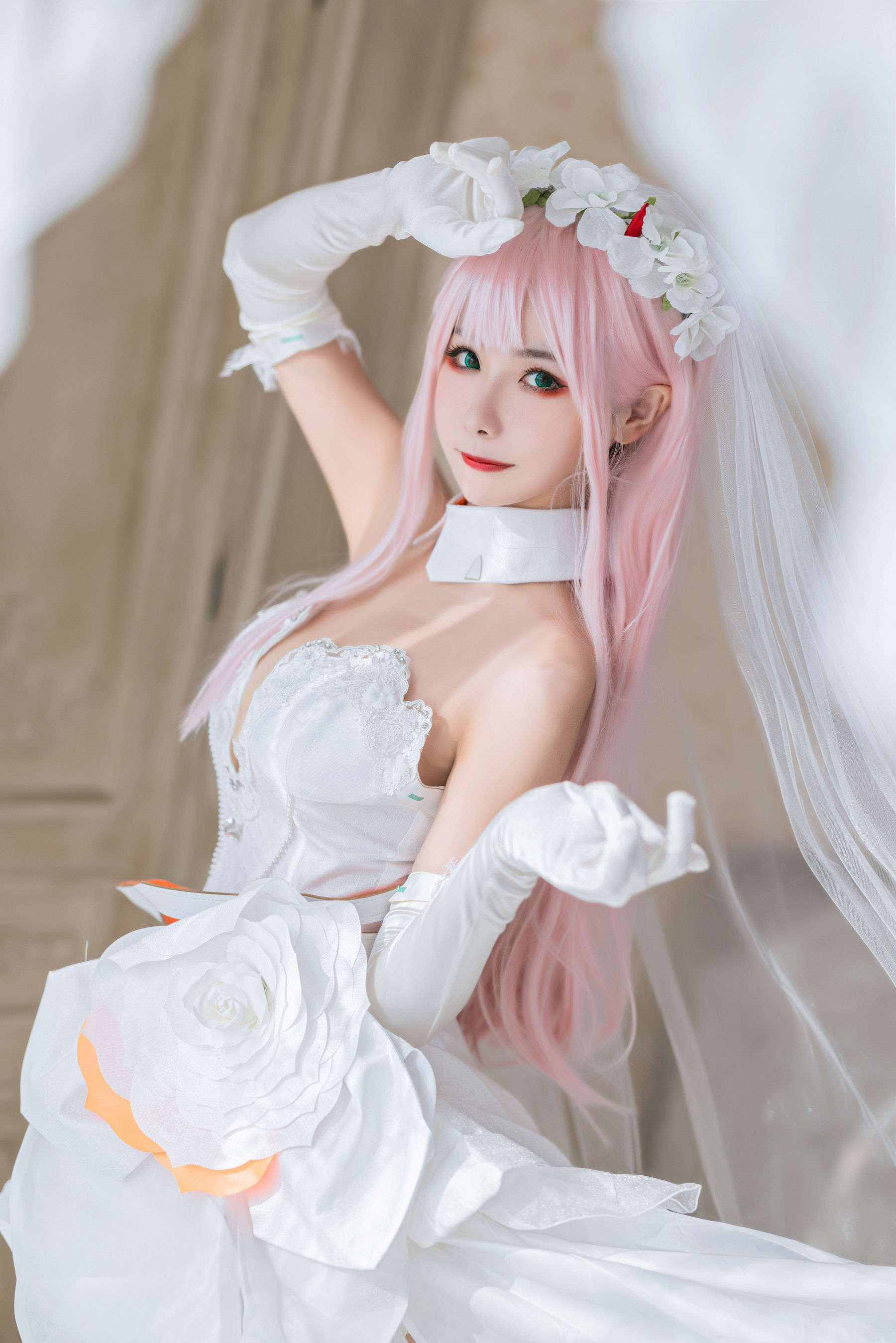 微博妹子Momoko葵葵 - DARLING in the FRANXX 花嫁