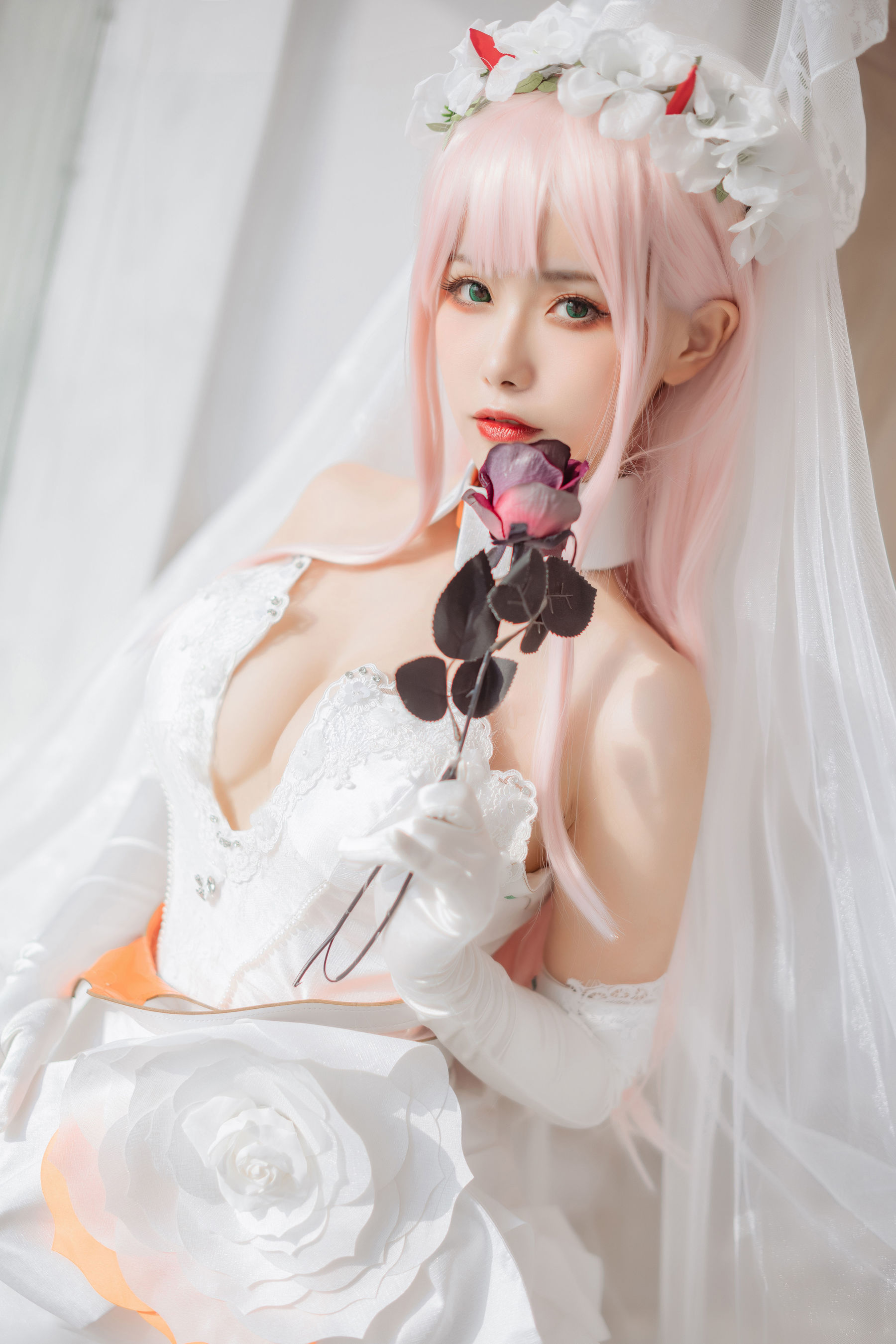 微博妹子Momoko葵葵 - DARLING in the FRANXX 花嫁