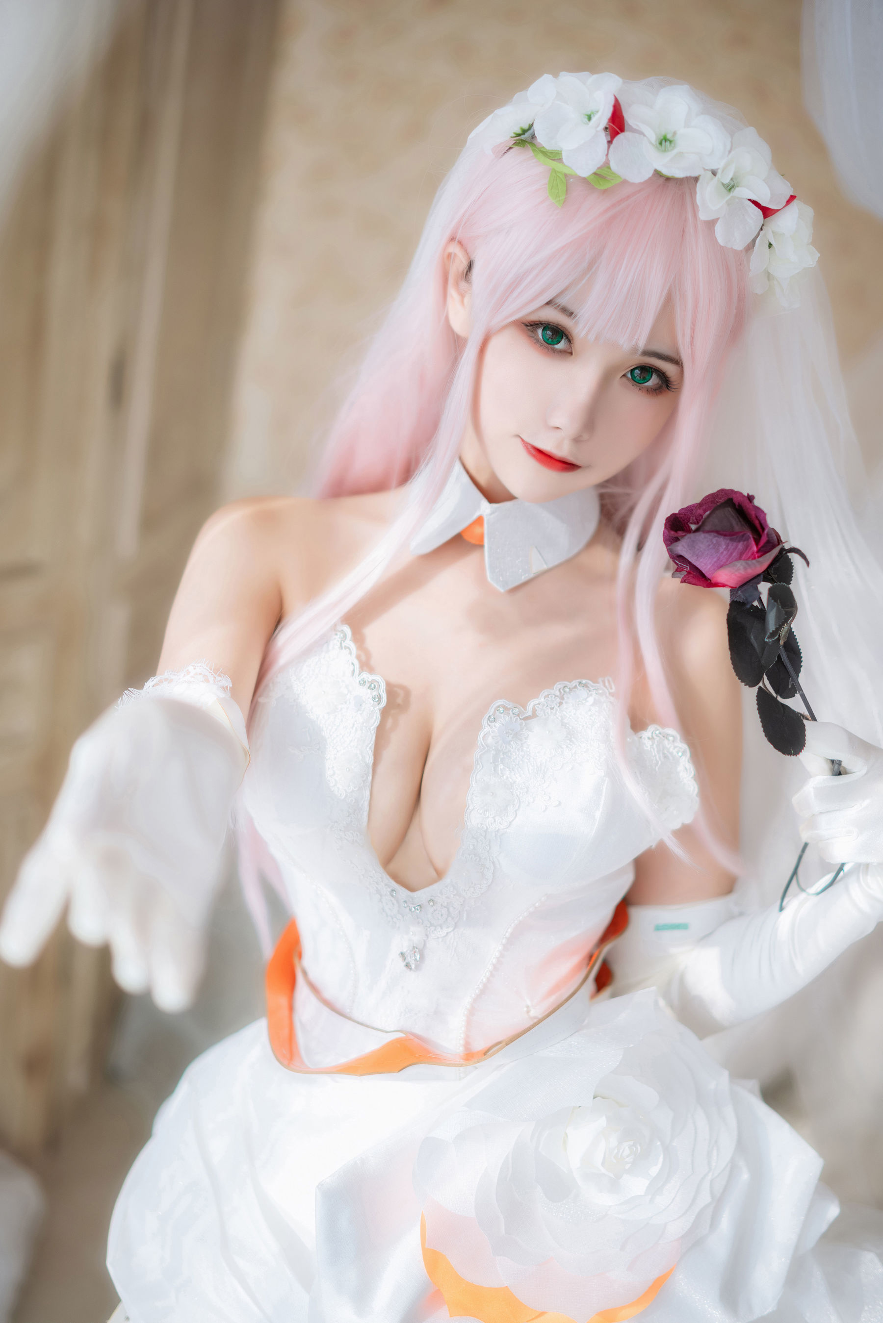 微博妹子Momoko葵葵 - DARLING in the FRANXX 花嫁
