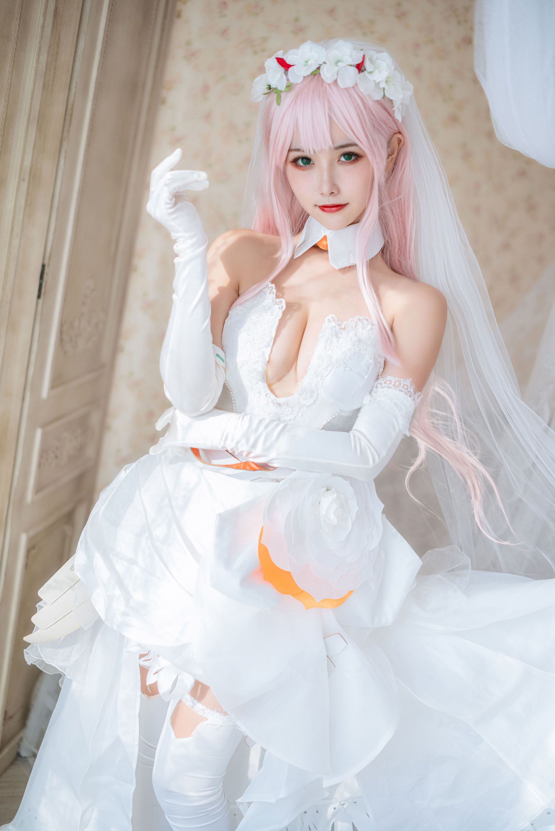 微博妹子Momoko葵葵 - DARLING in the FRANXX 花嫁