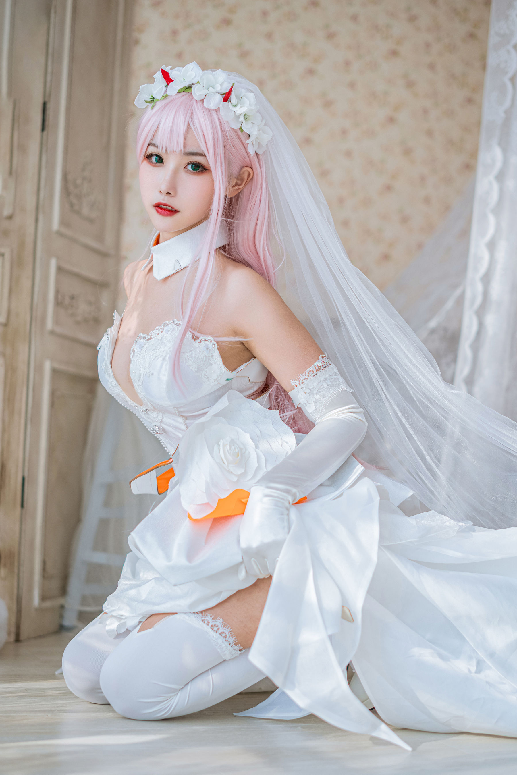 微博妹子Momoko葵葵 - DARLING in the FRANXX 花嫁