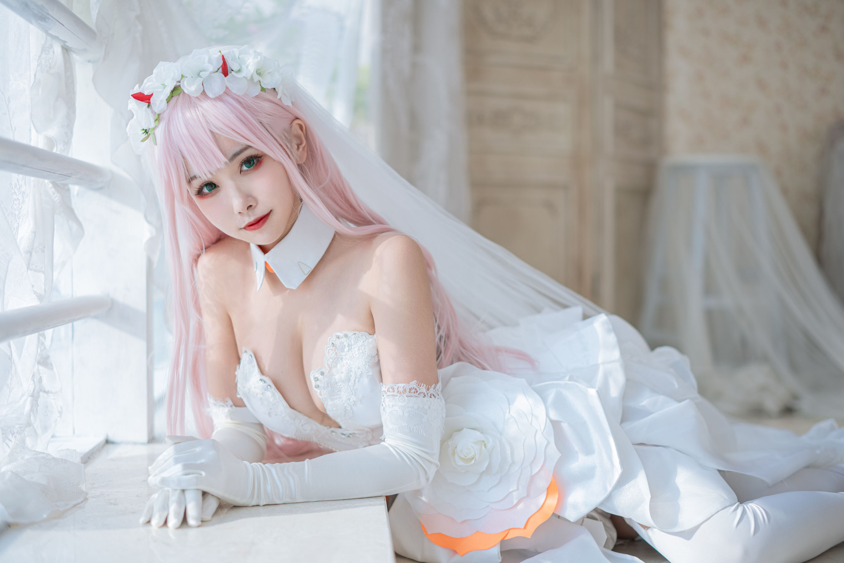 微博妹子Momoko葵葵 - DARLING in the FRANXX 花嫁