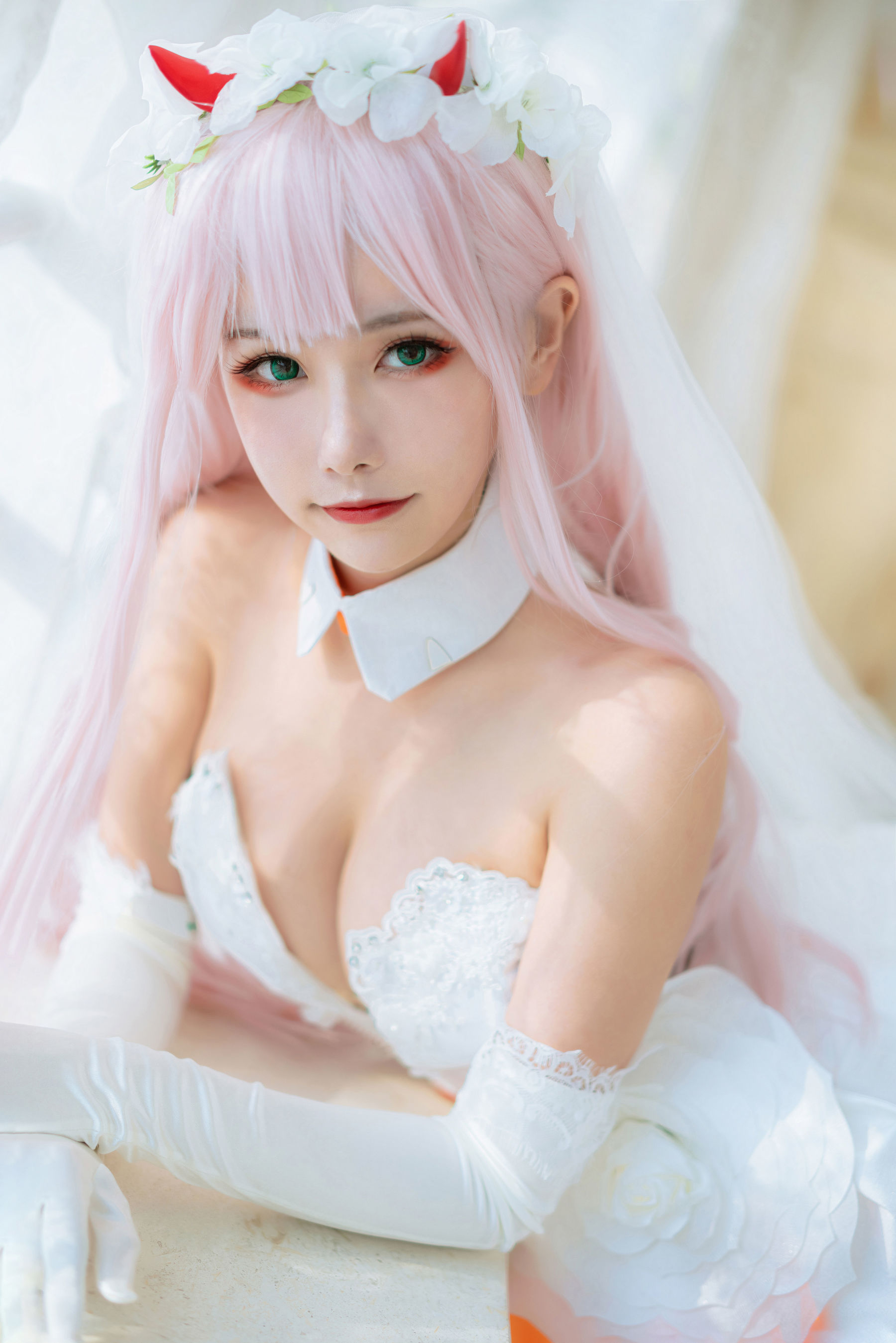 微博妹子Momoko葵葵 - DARLING in the FRANXX 花嫁