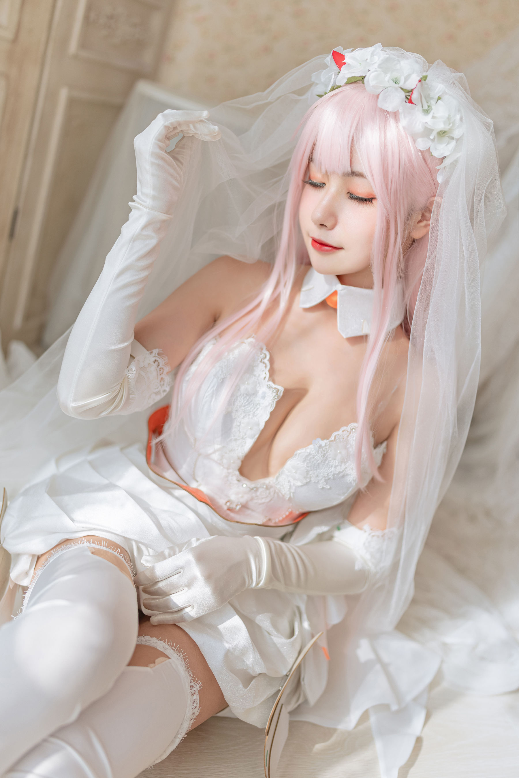 微博妹子Momoko葵葵 - DARLING in the FRANXX 花嫁