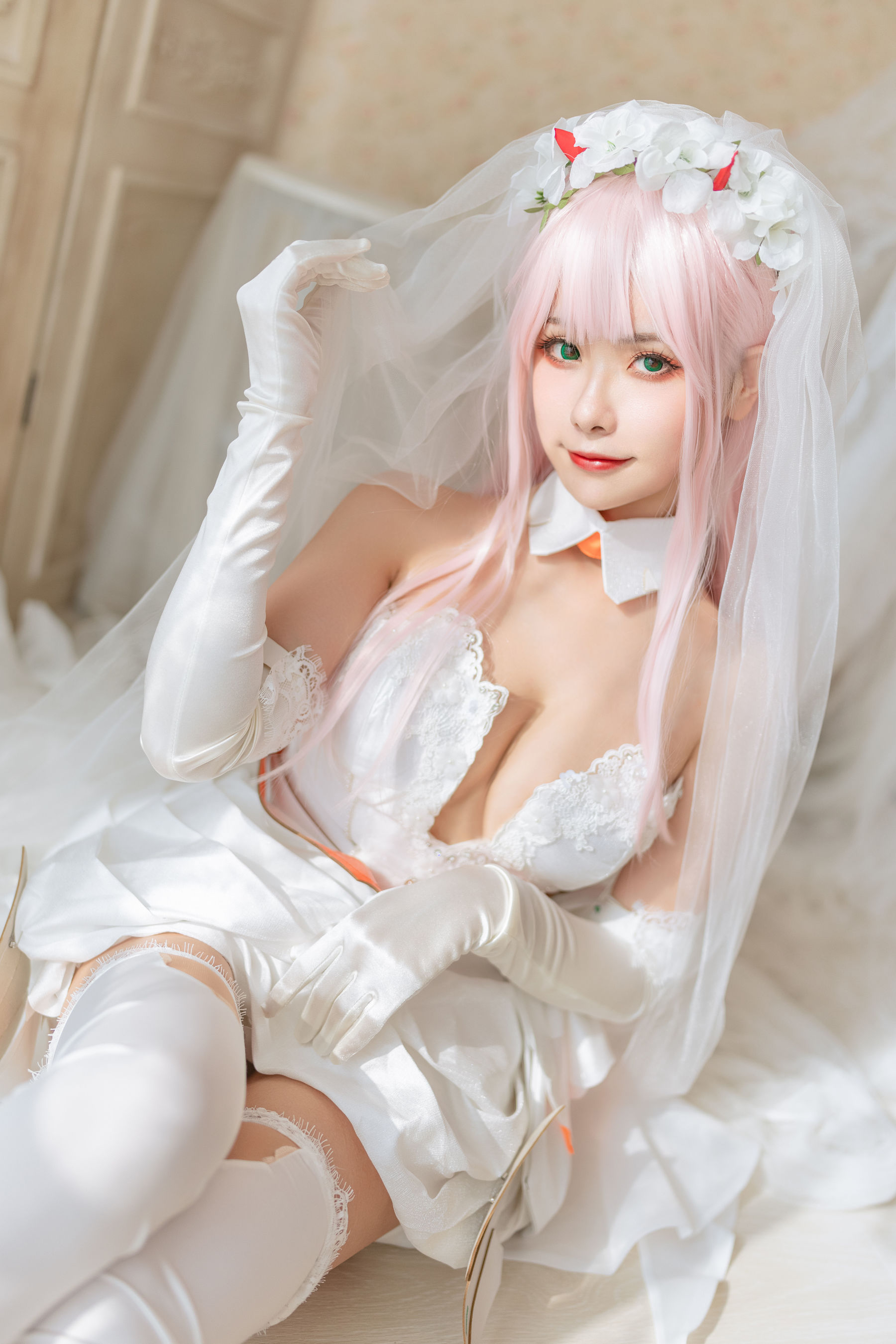 微博妹子Momoko葵葵 - DARLING in the FRANXX 花嫁