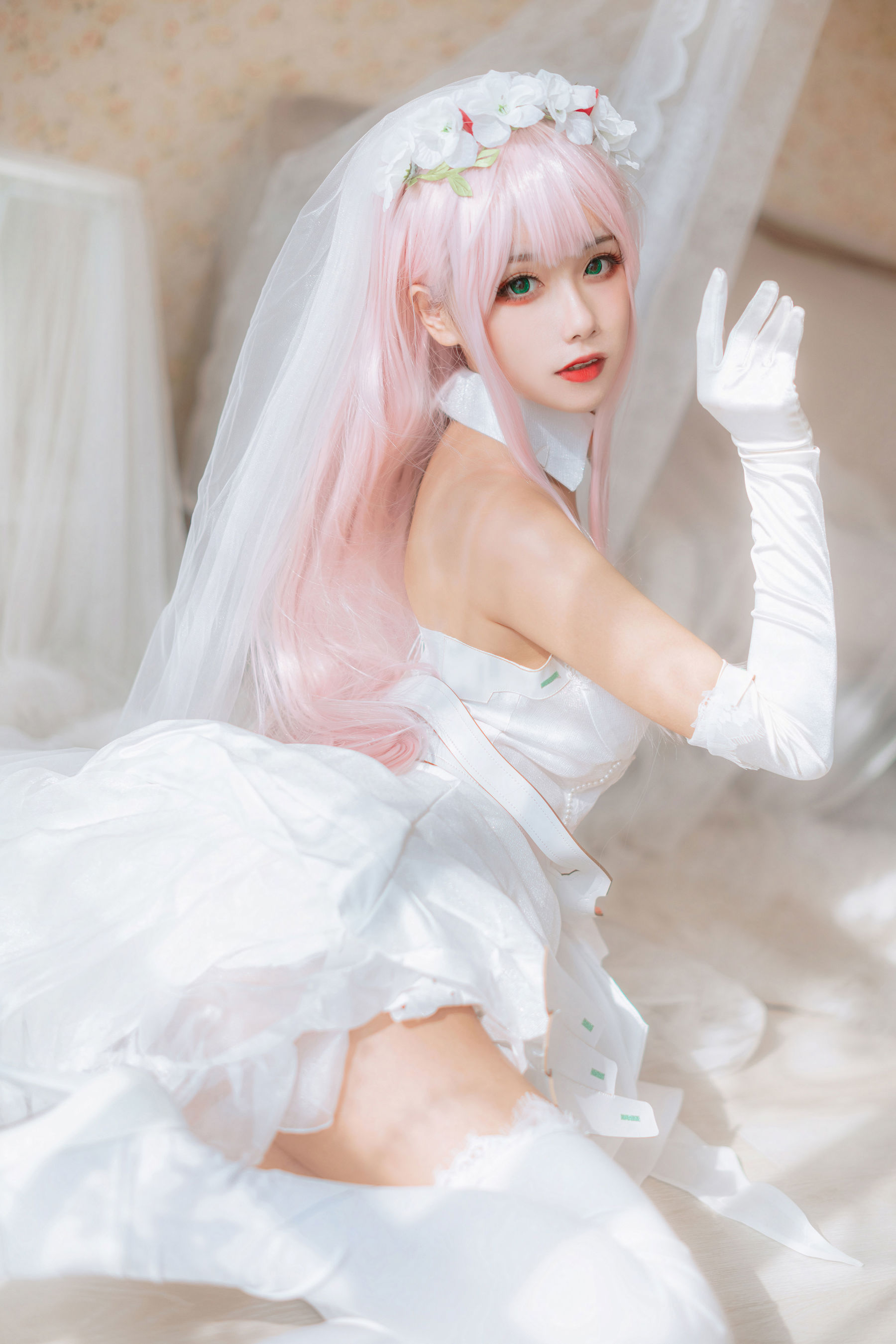 微博妹子Momoko葵葵 - DARLING in the FRANXX 花嫁