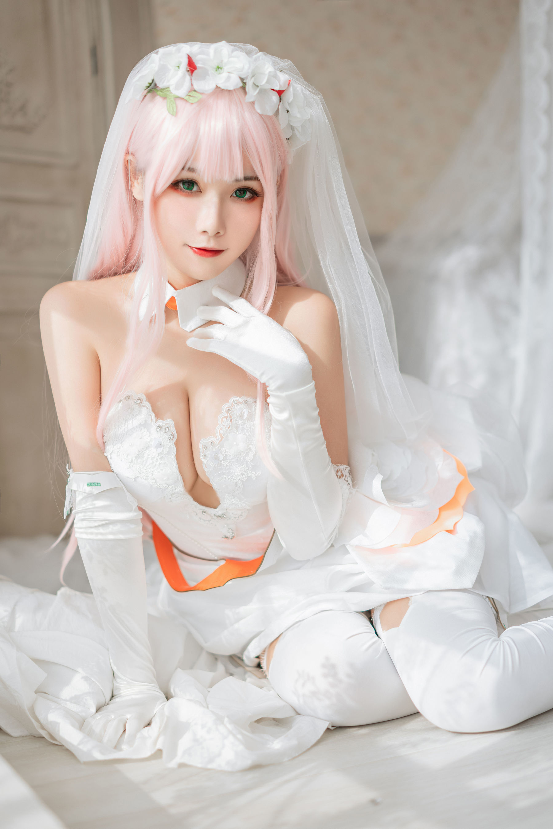 微博妹子Momoko葵葵 - DARLING in the FRANXX 花嫁