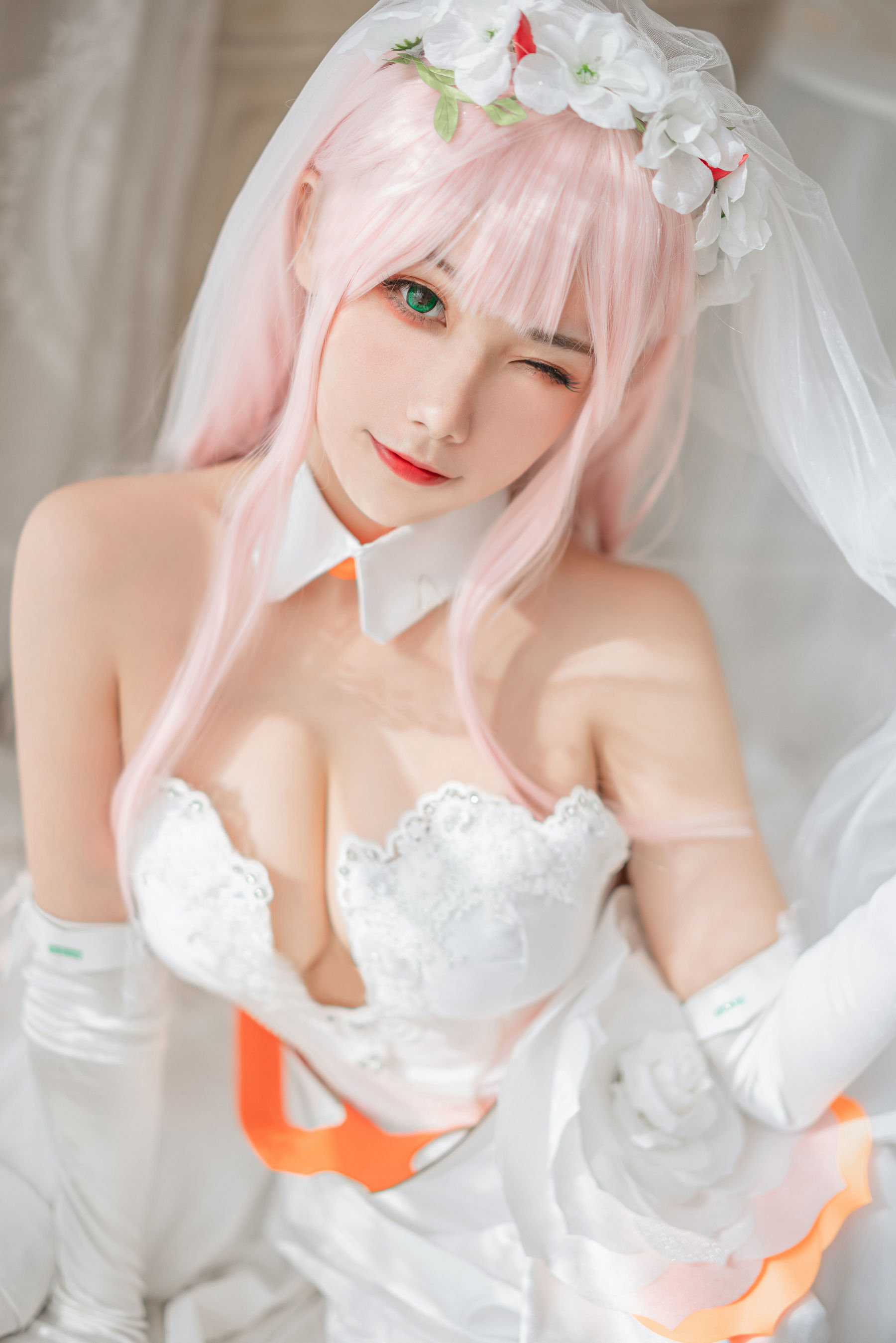 微博妹子Momoko葵葵 - DARLING in the FRANXX 花嫁