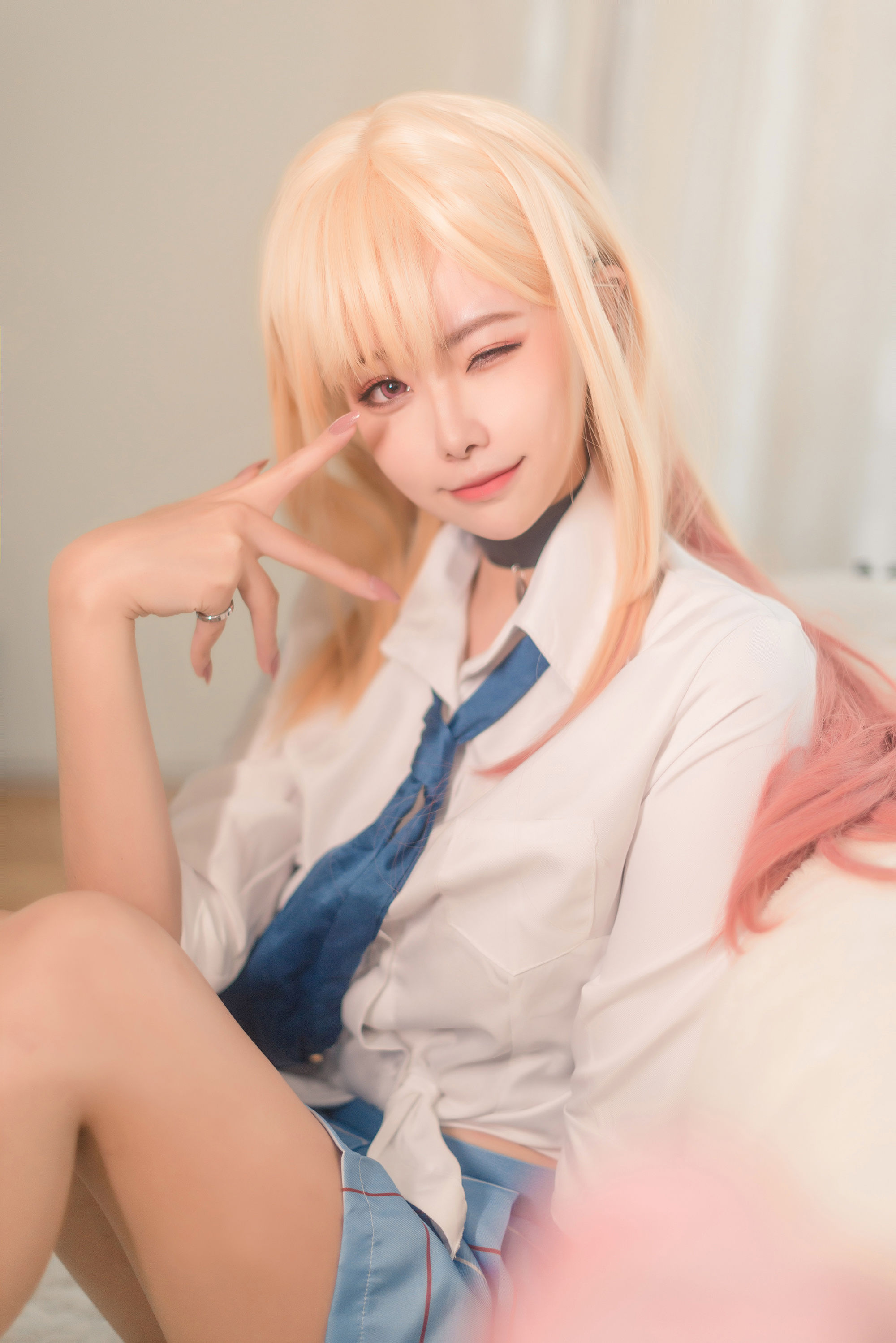 微博妹子Momoko葵葵 - 喜多川海梦 黑江雫