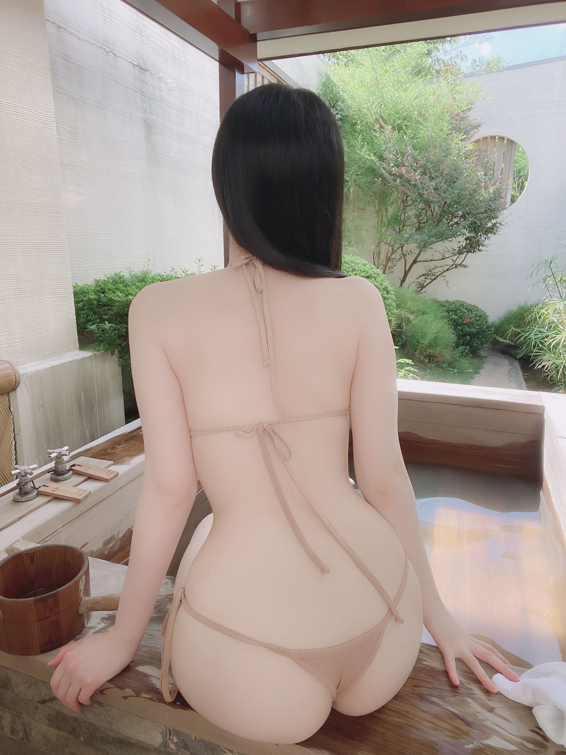微博妹纸霜月shimo - 温泉