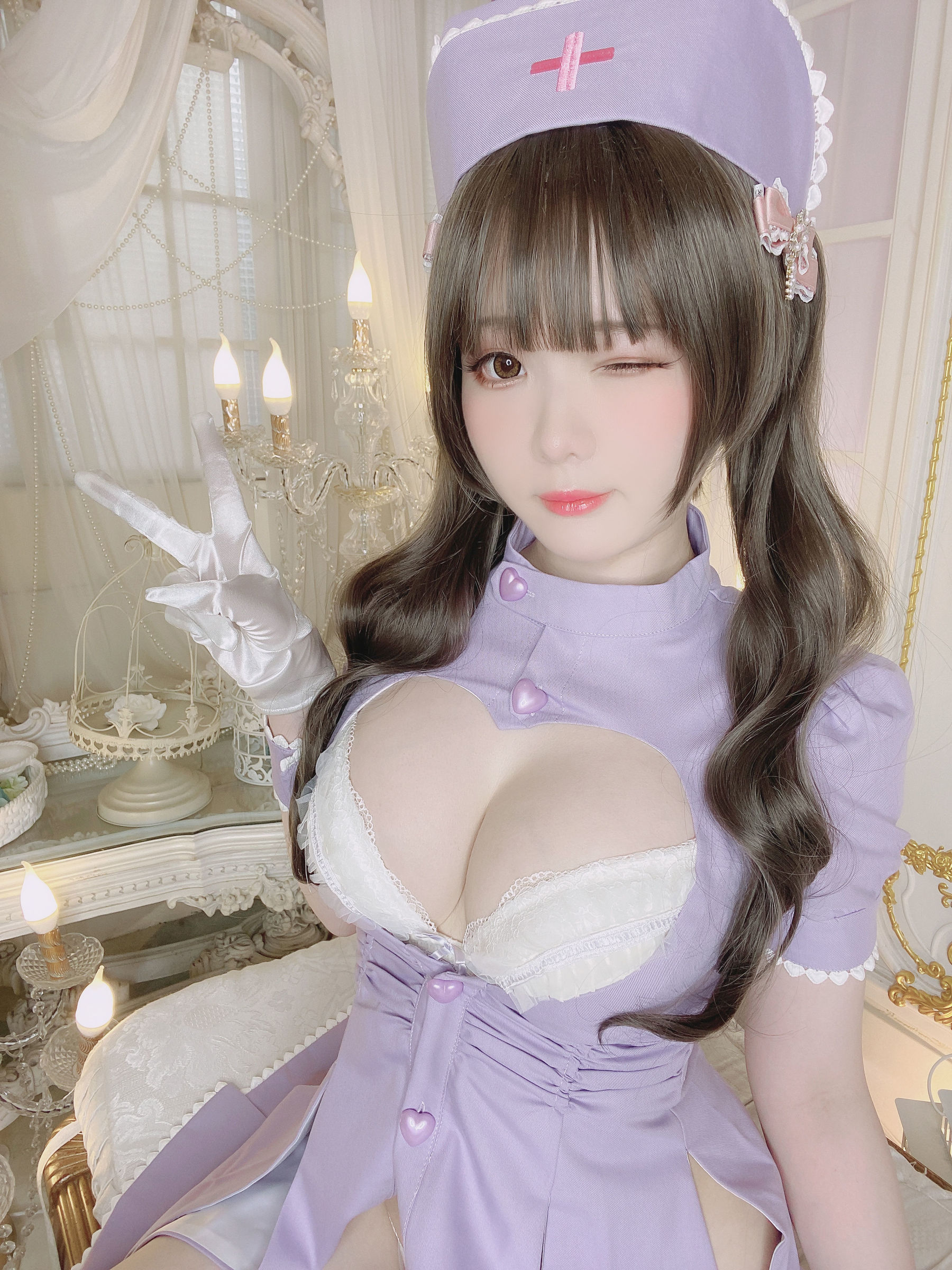 微博妹纸霜月shimo - 紫护士