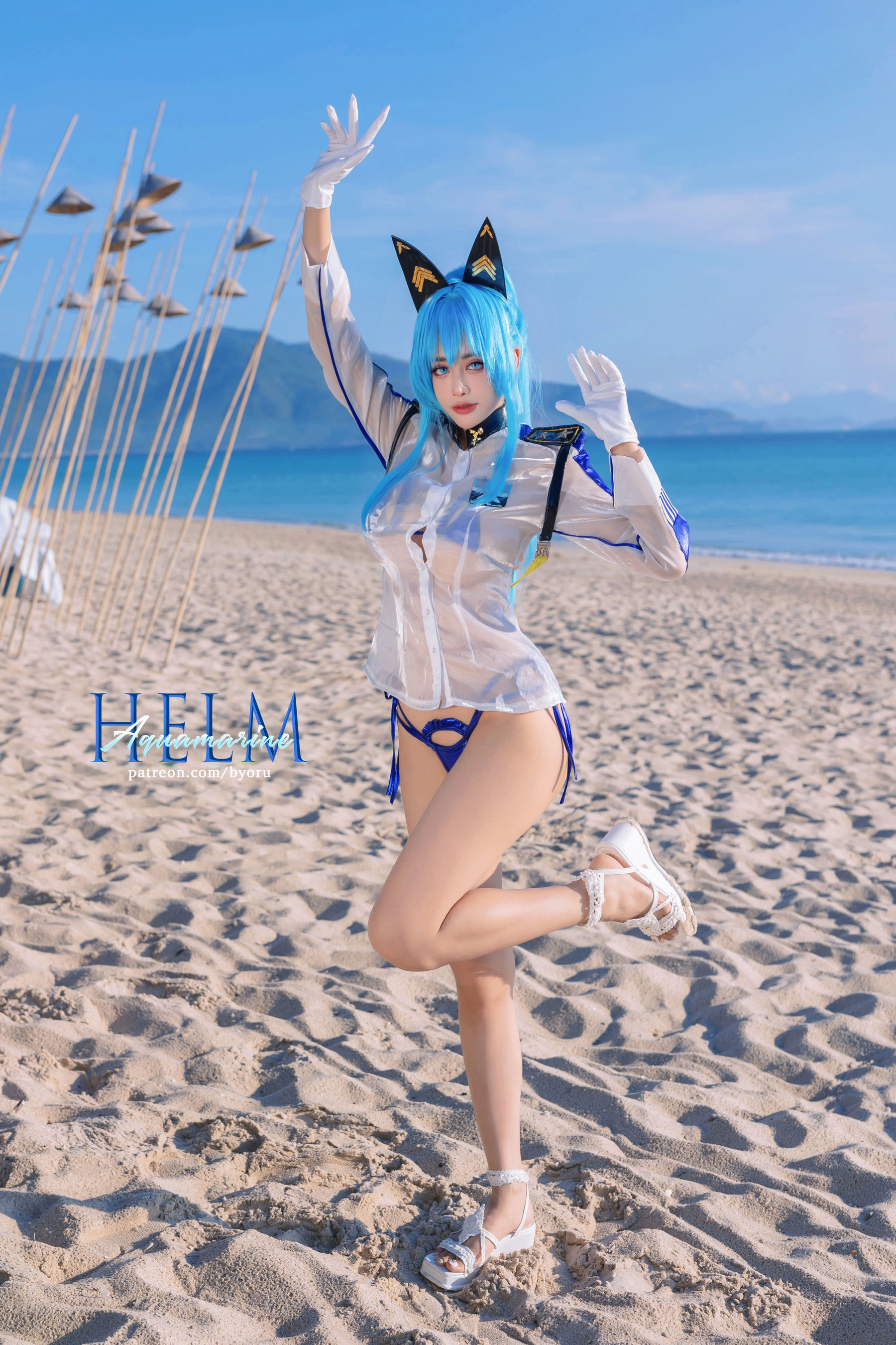 日本性感萝莉Byoru - Helm Aquamarine
