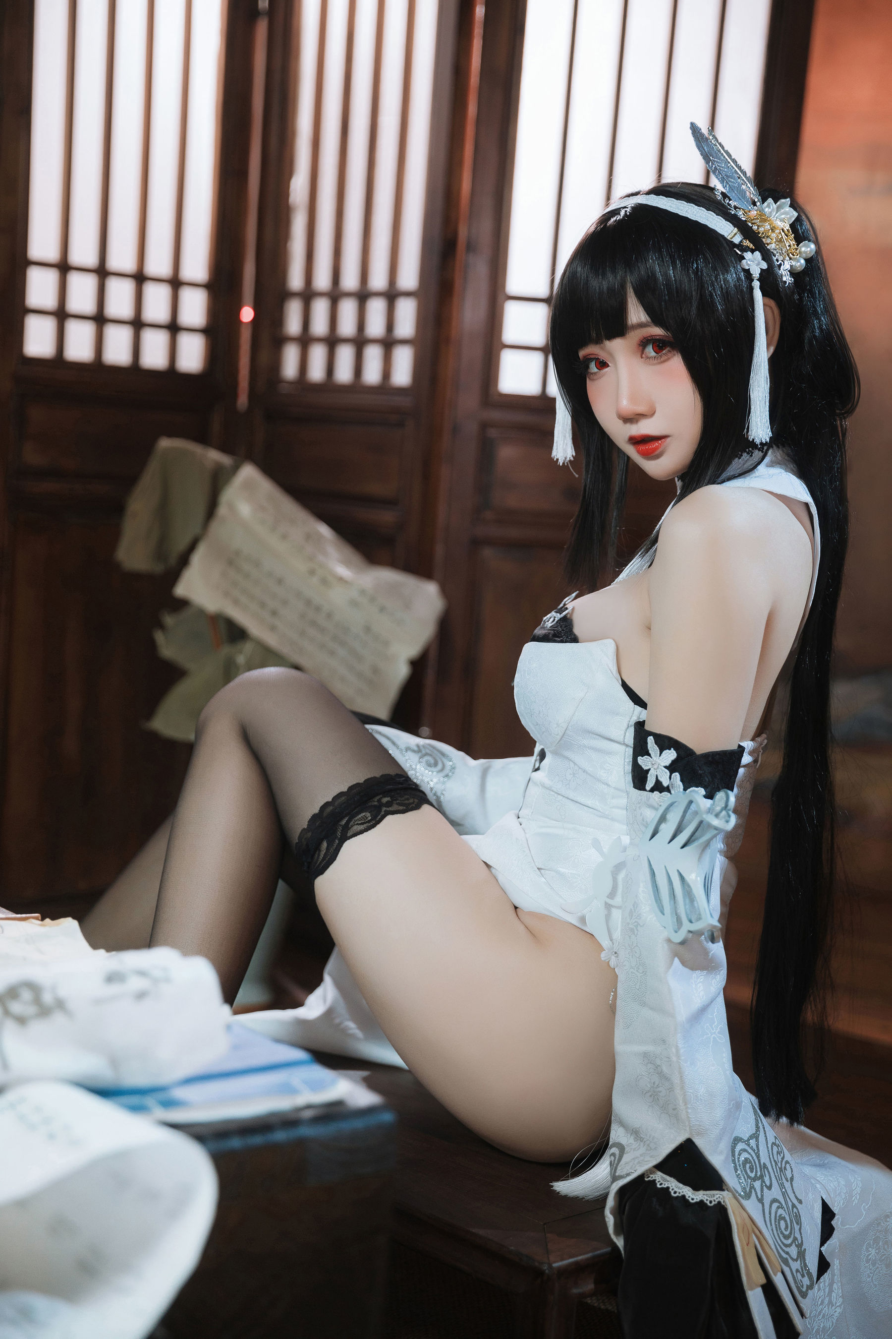 焖焖碳 - 碧蓝航线 镇海白黑礼服