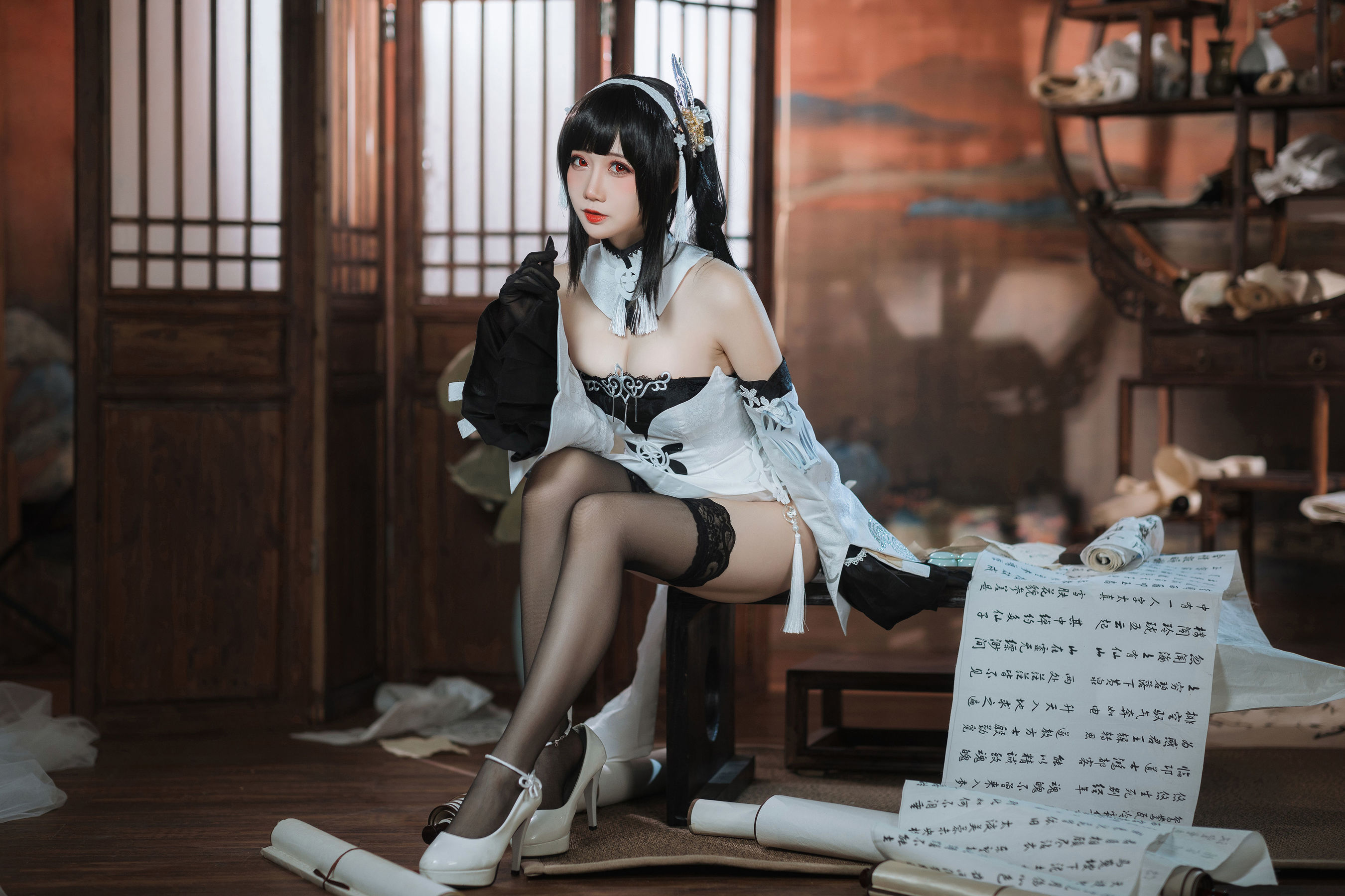 焖焖碳 - 碧蓝航线 镇海白黑礼服