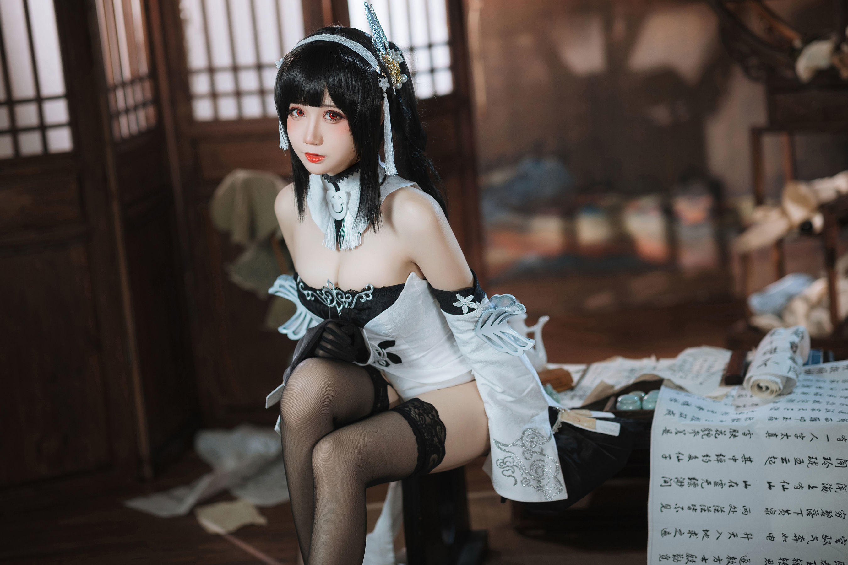 焖焖碳 - 碧蓝航线 镇海白黑礼服