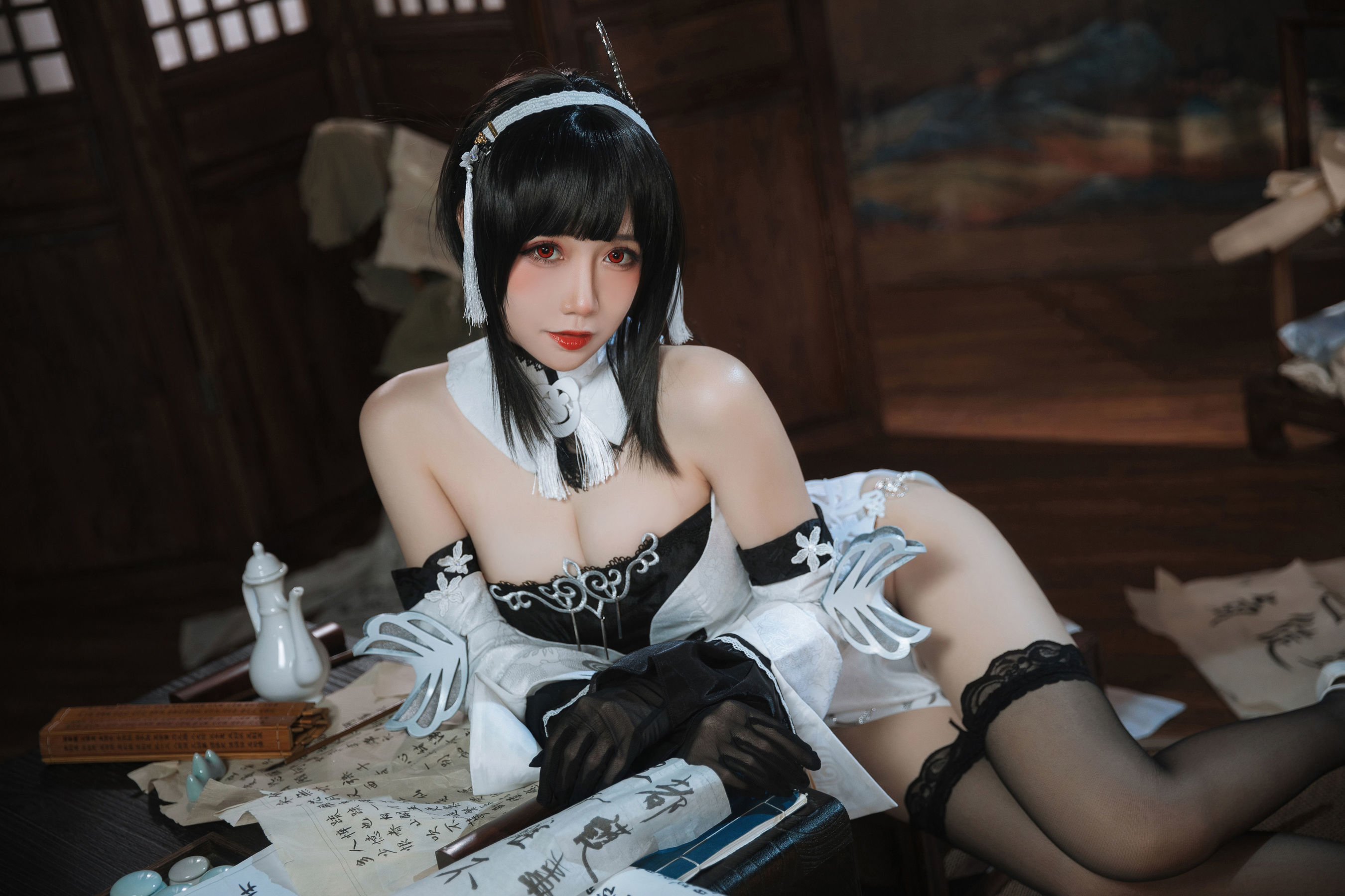 焖焖碳 - 碧蓝航线 镇海白黑礼服