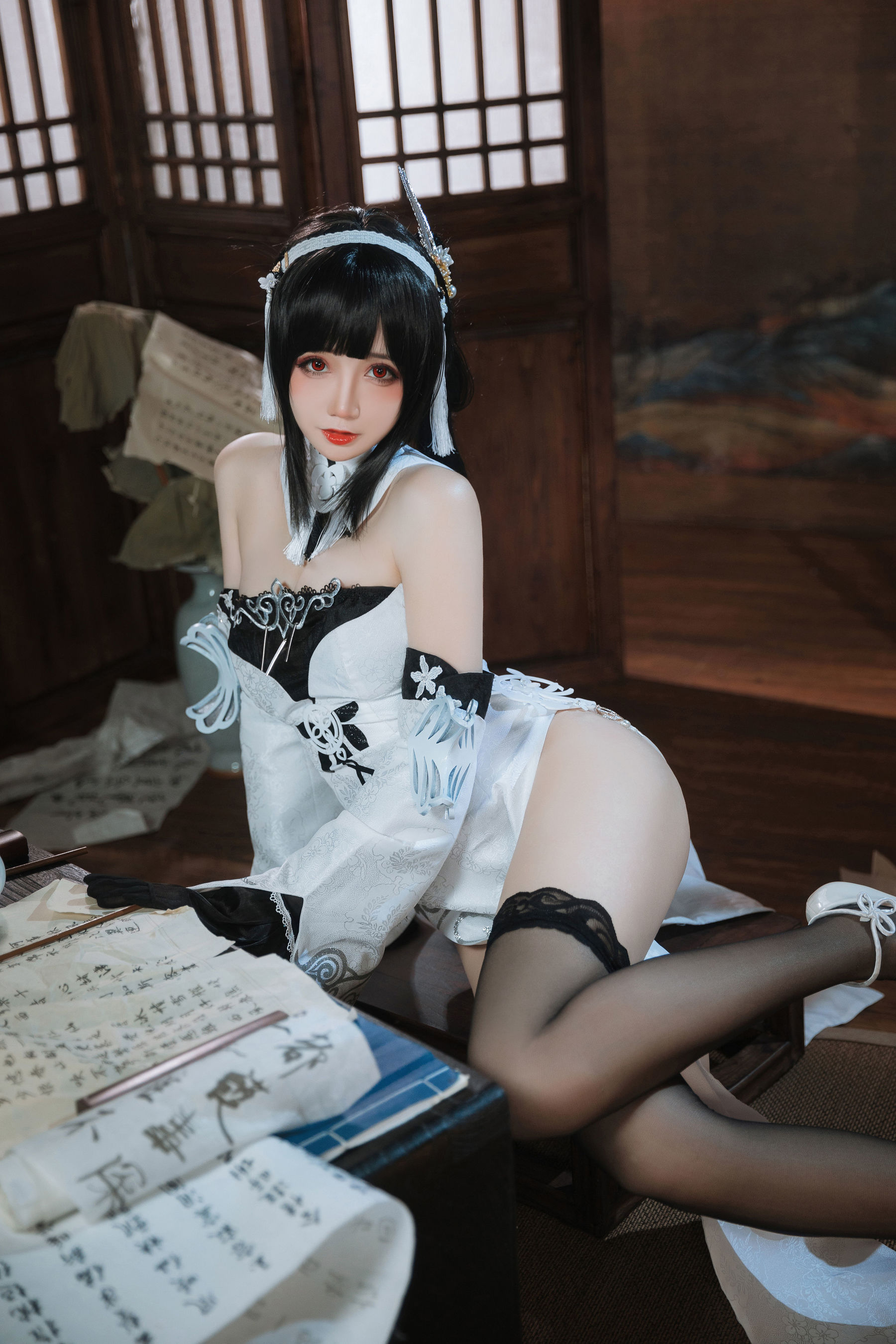 焖焖碳 - 碧蓝航线 镇海白黑礼服