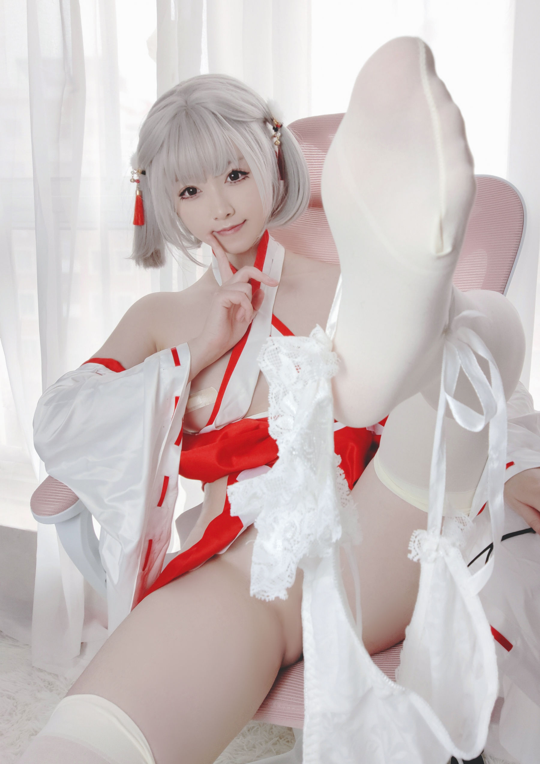 Asagiriai 愛ちゃん - 巫女服自拍